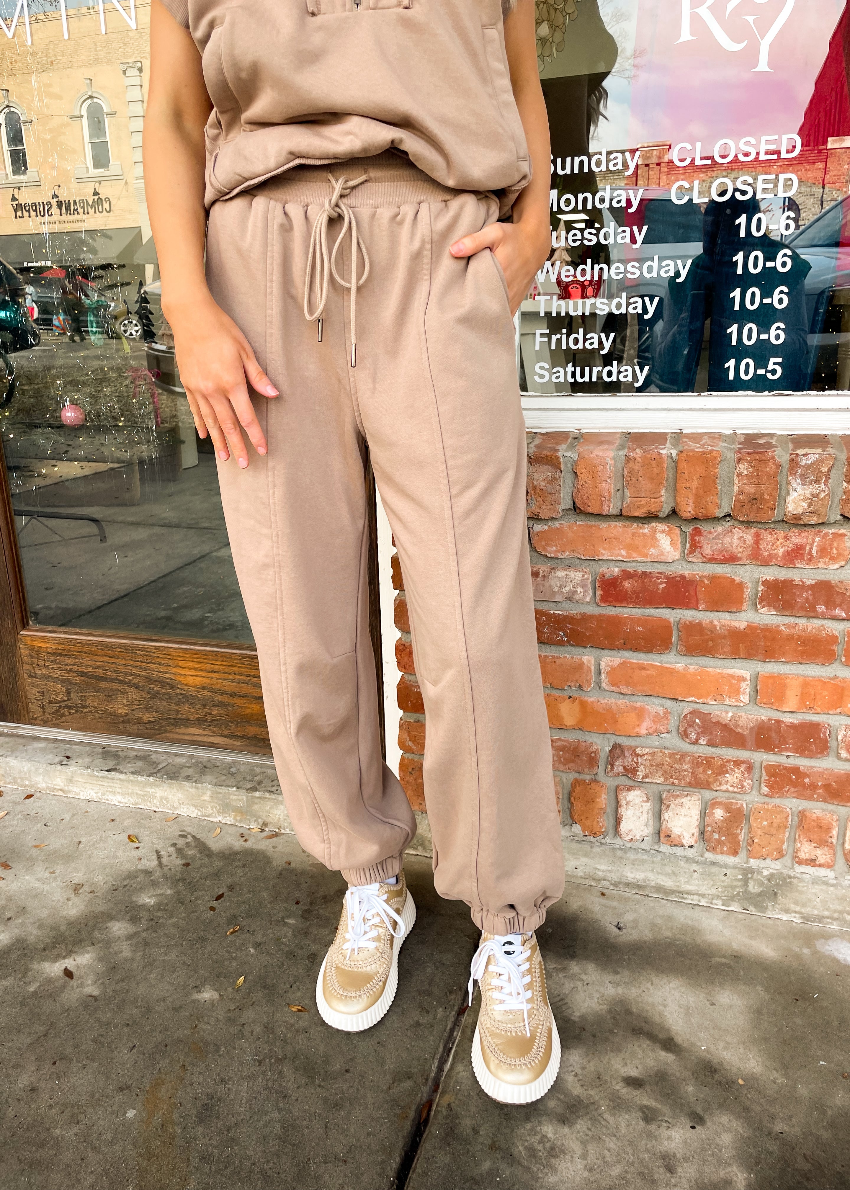 Light Mocha Joggers