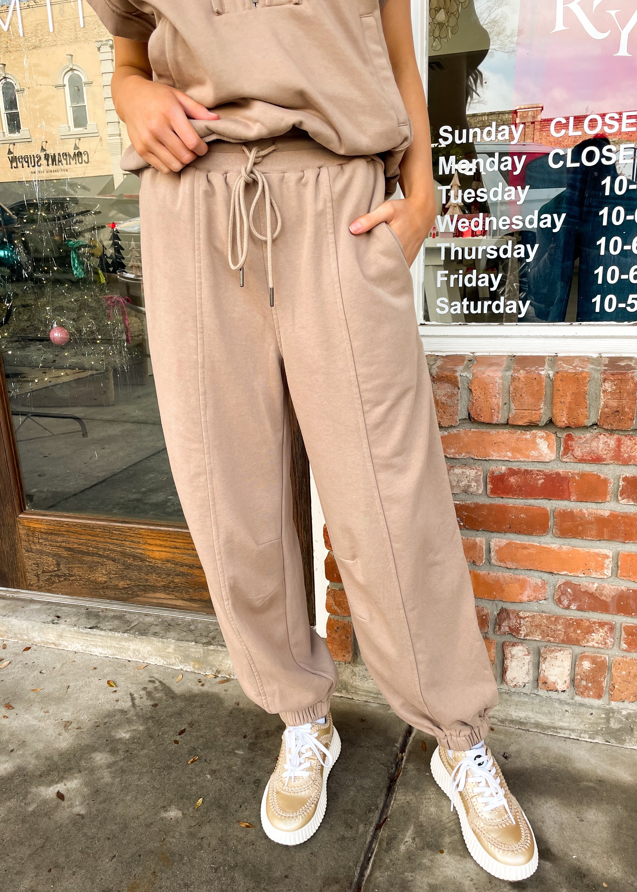 Light Mocha Joggers