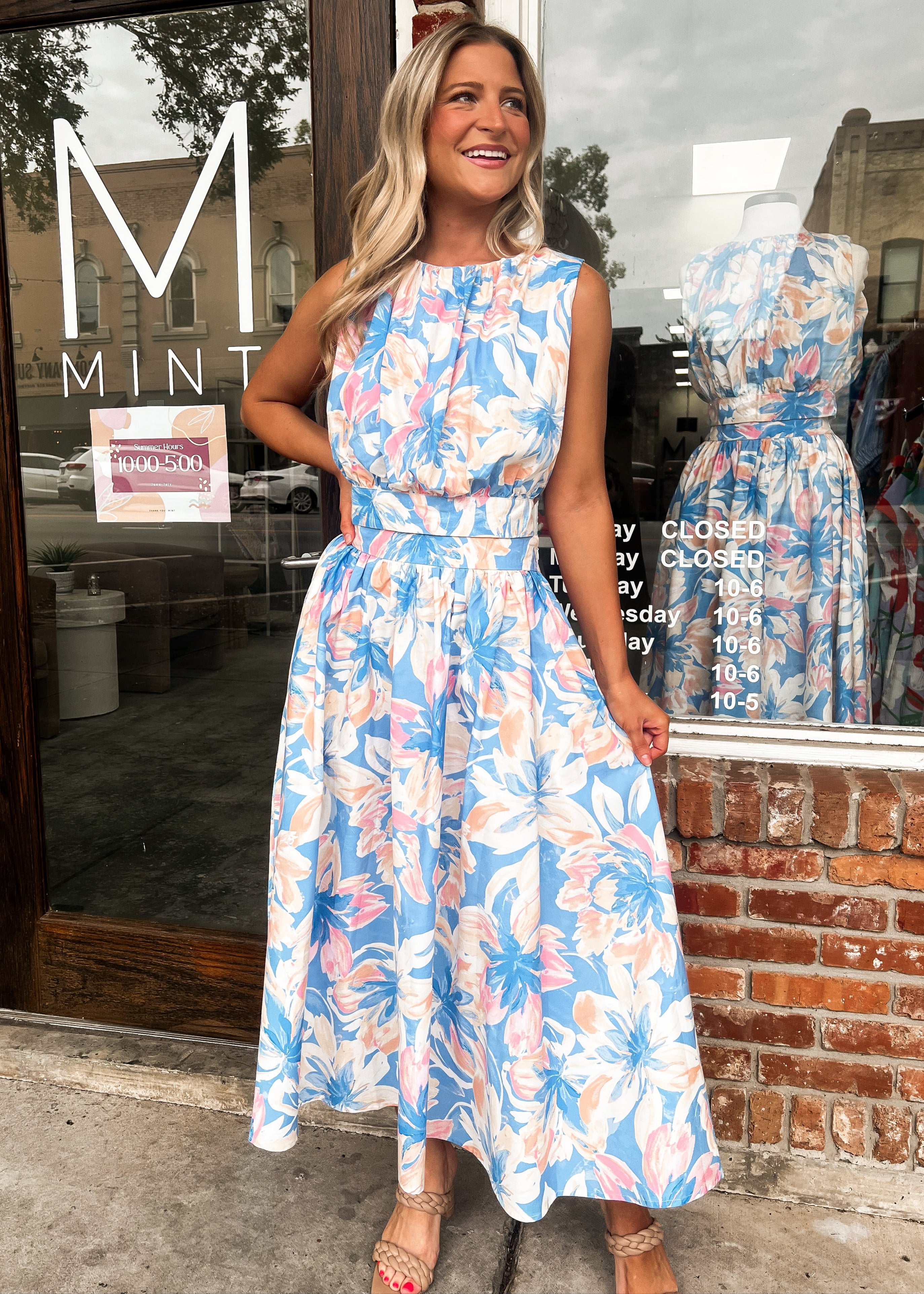 Lauren Top and Skirt Set