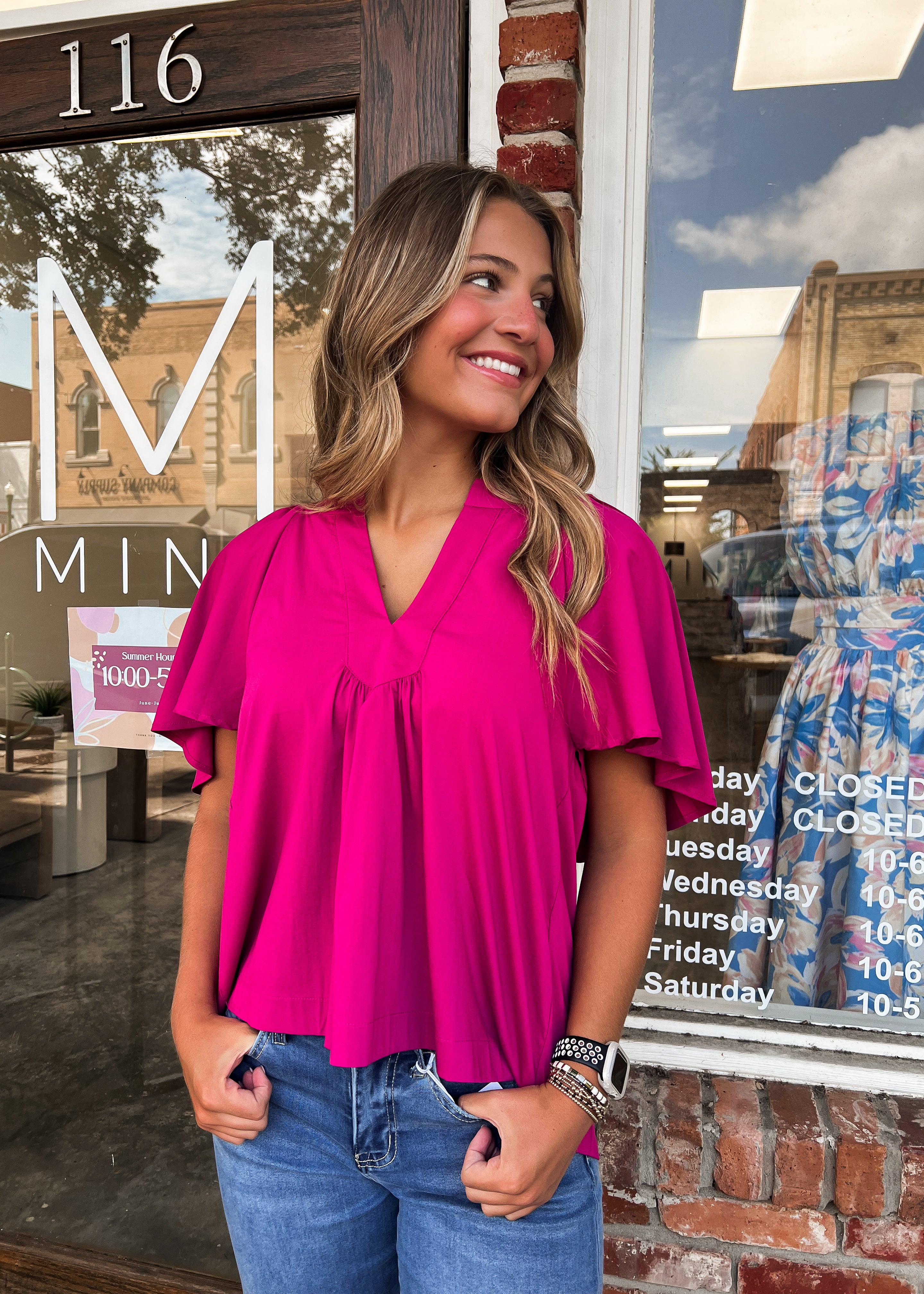 Averi Short Sleeve Tunic Top