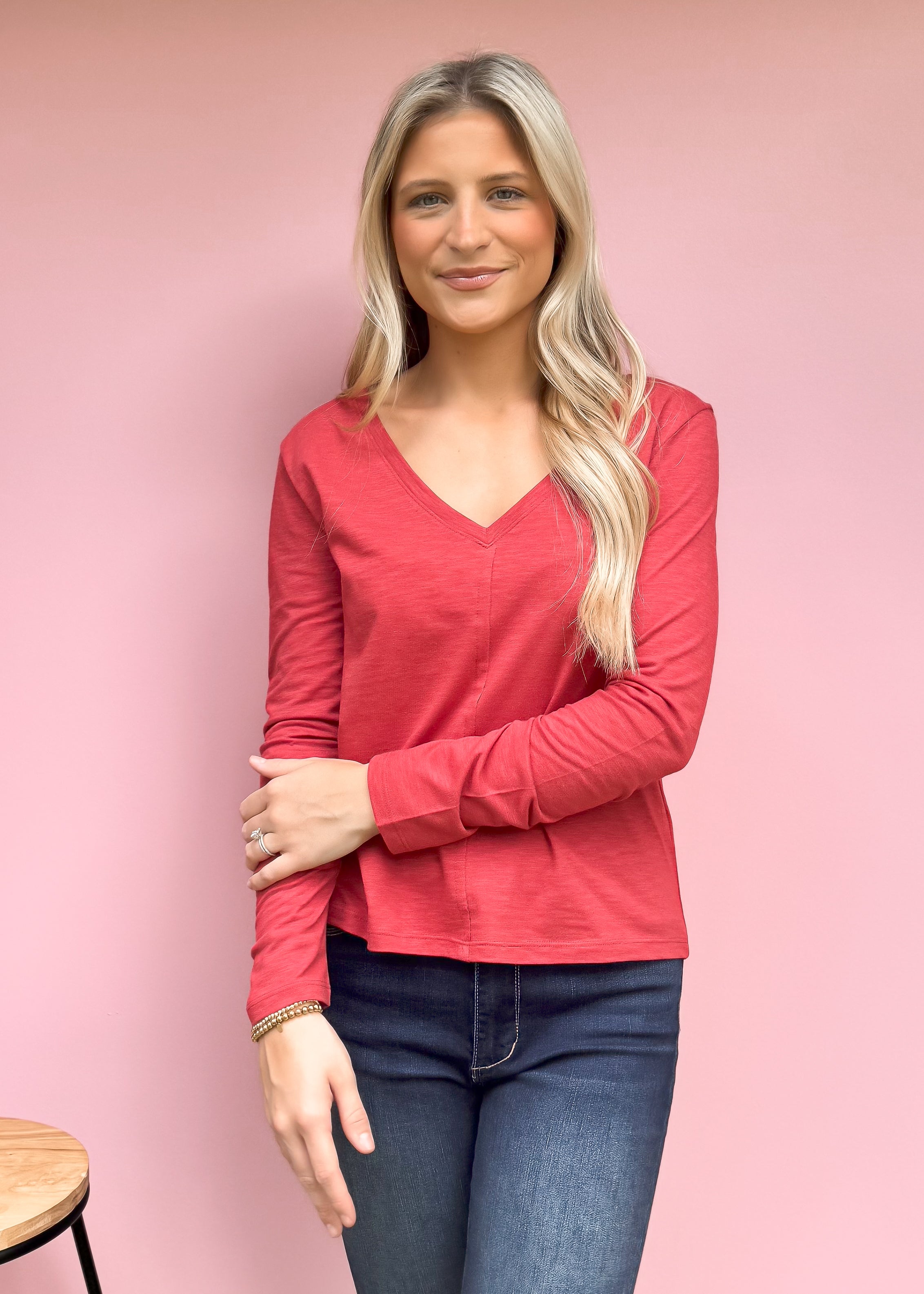 Another Love:  Clark Tee, Pomegranate