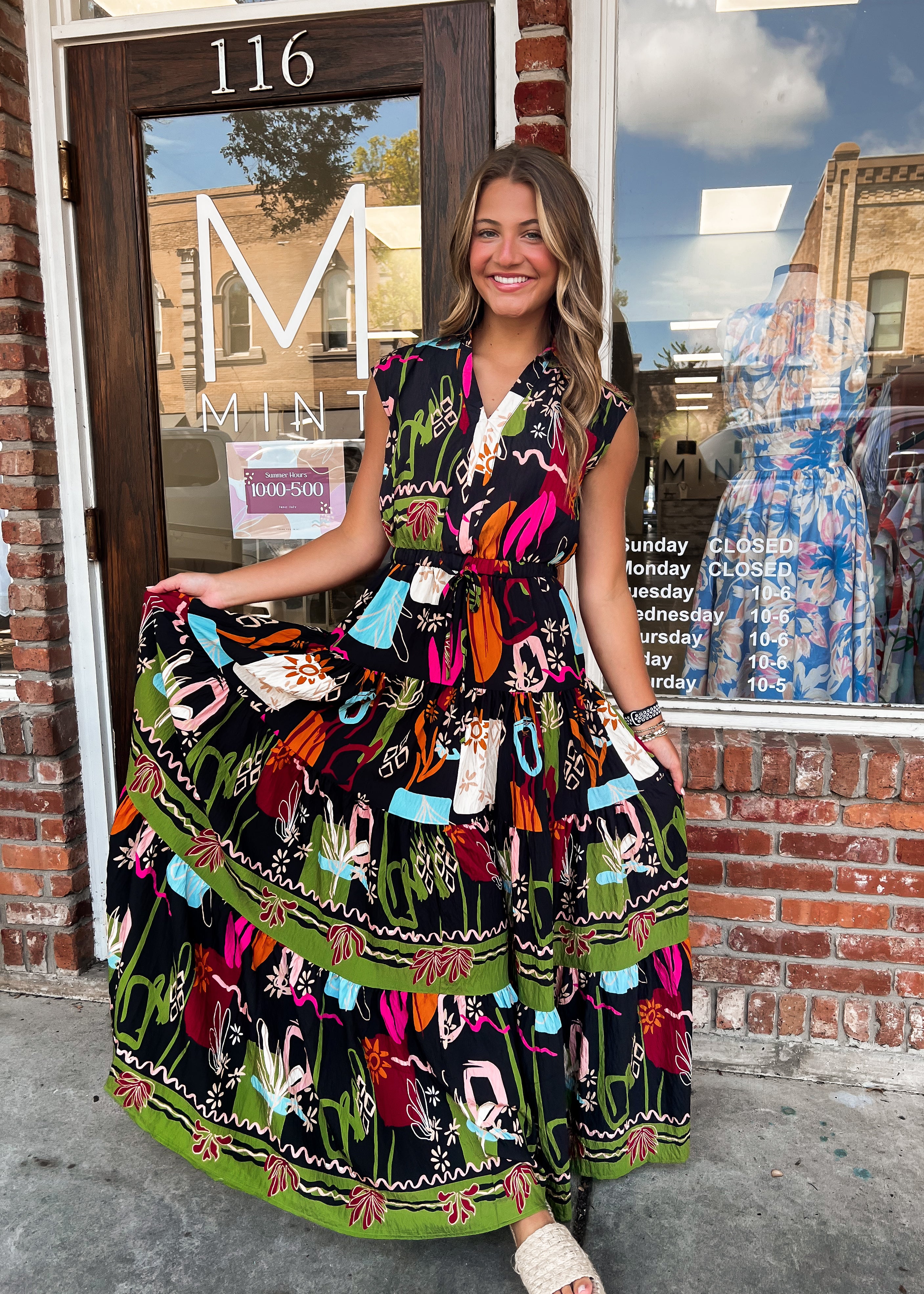 Jamie Multi Color Maxi Dress