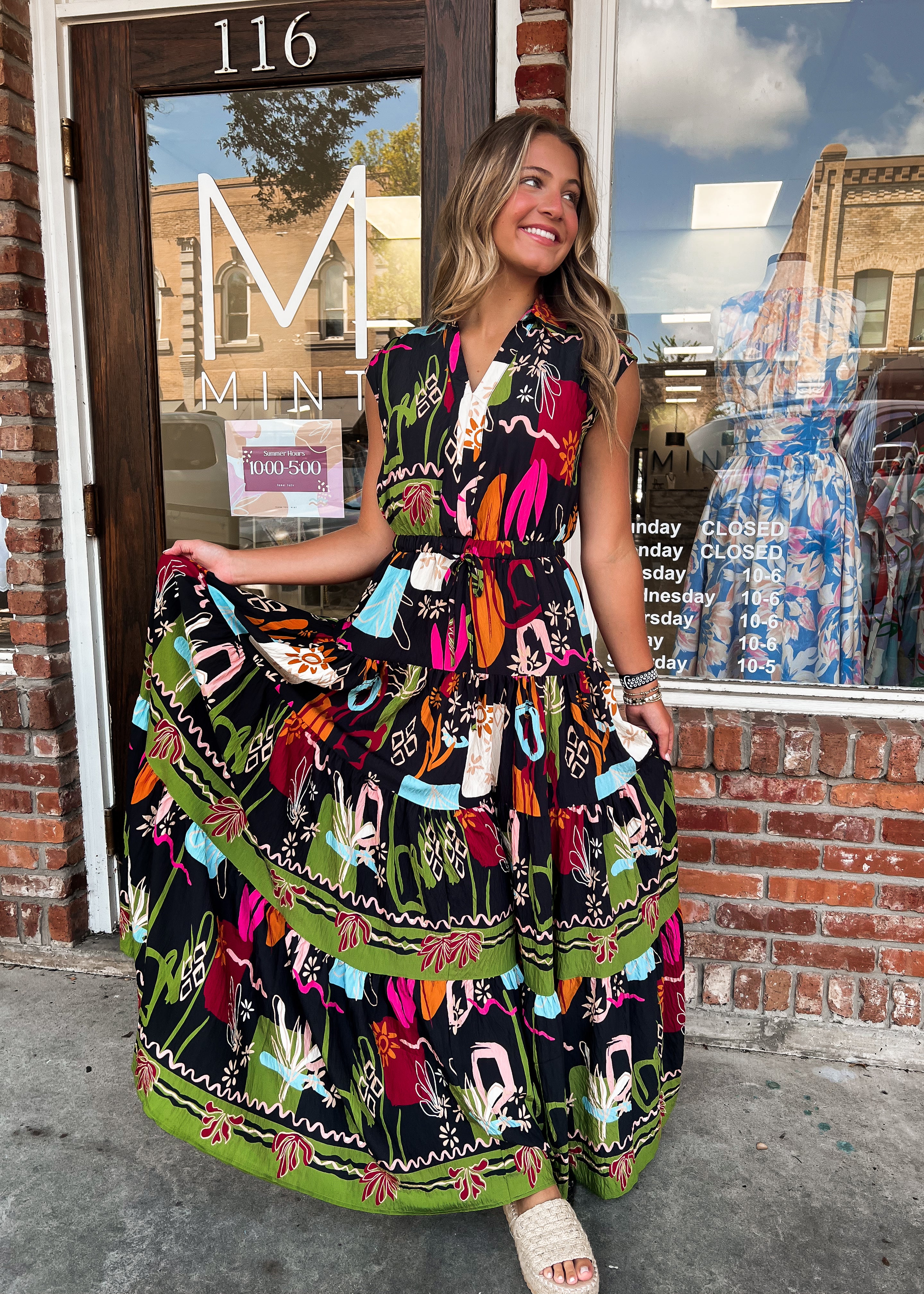 Jamie Multi Color Maxi Dress