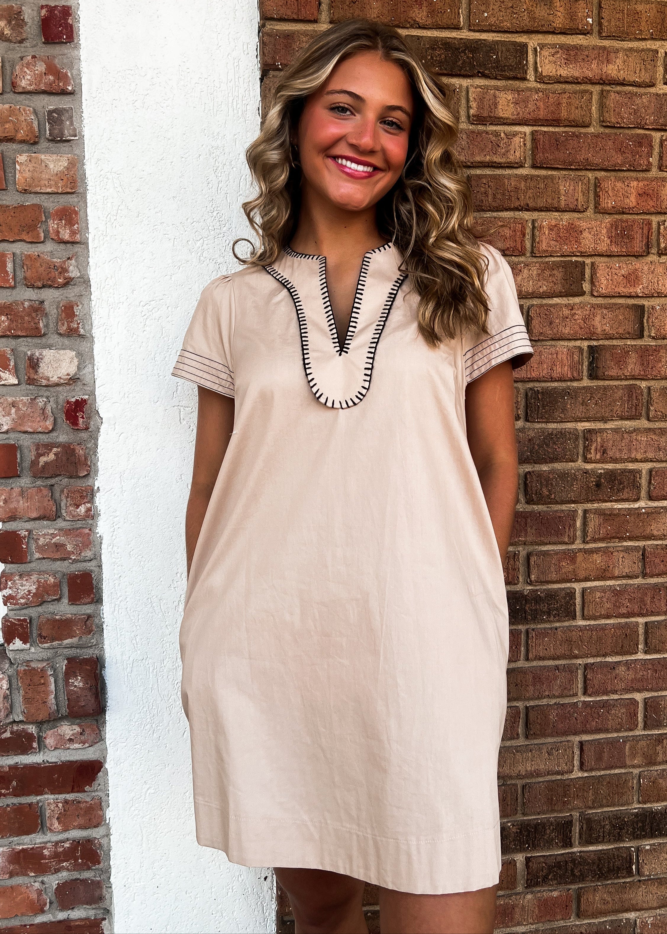 Staci Woven Mini Dress