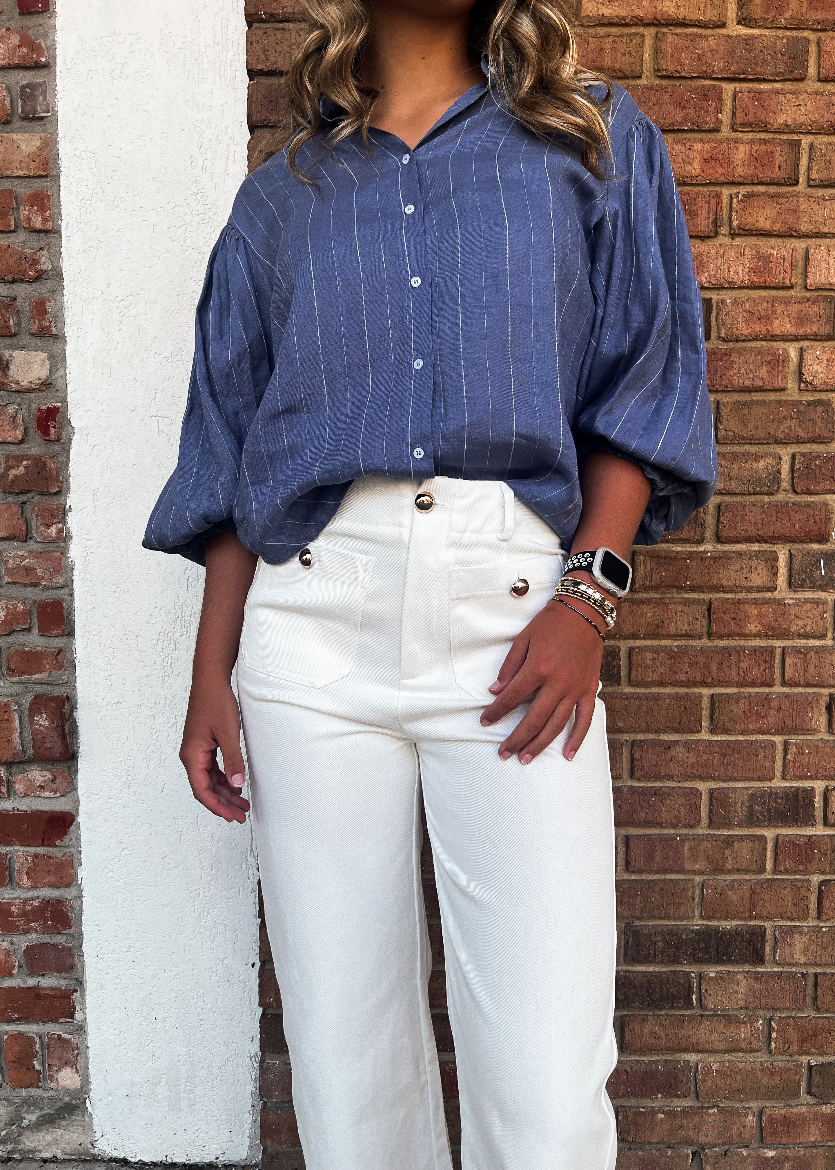 Candace White Pants