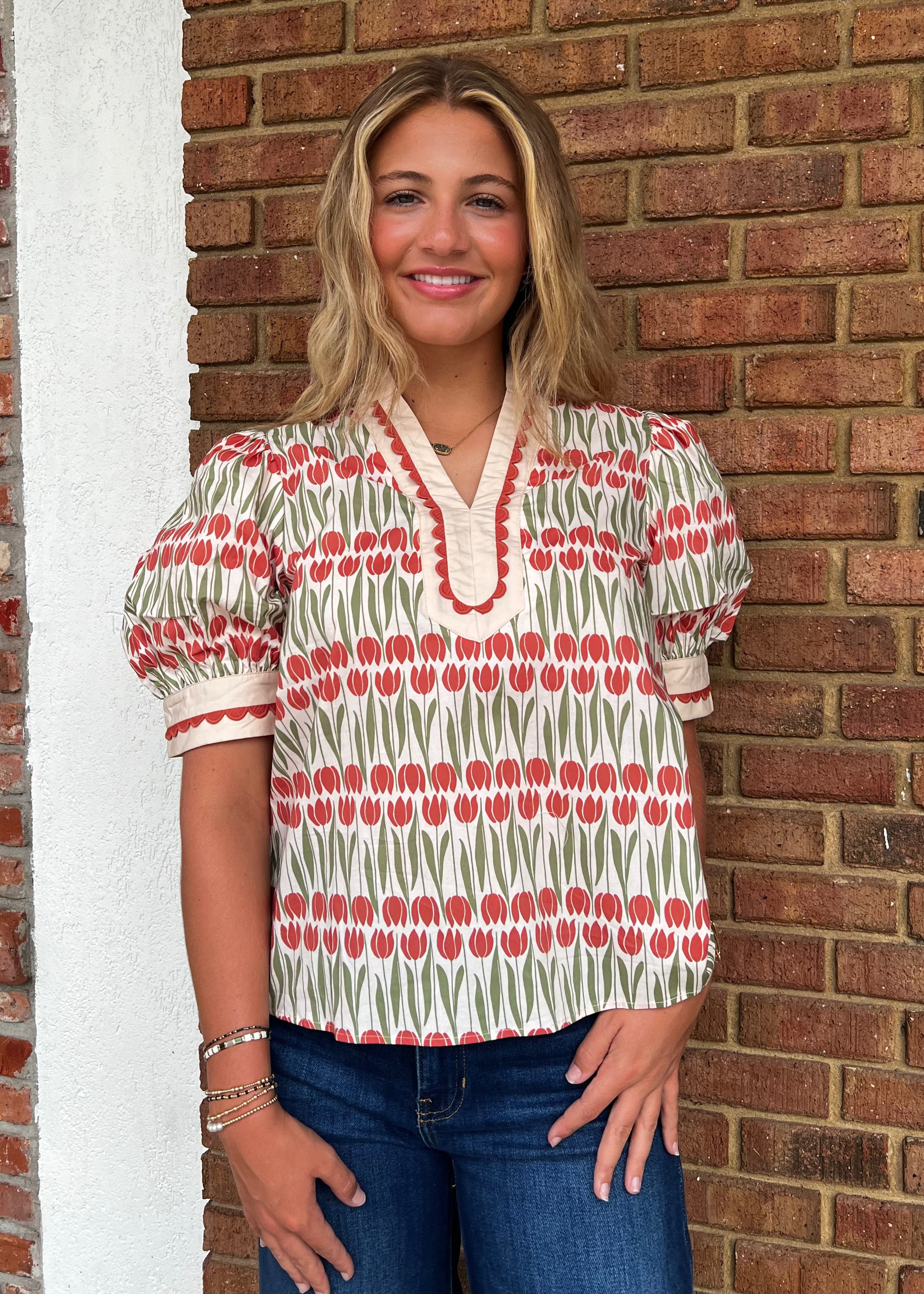 Bindi Puff Sleeve Top
