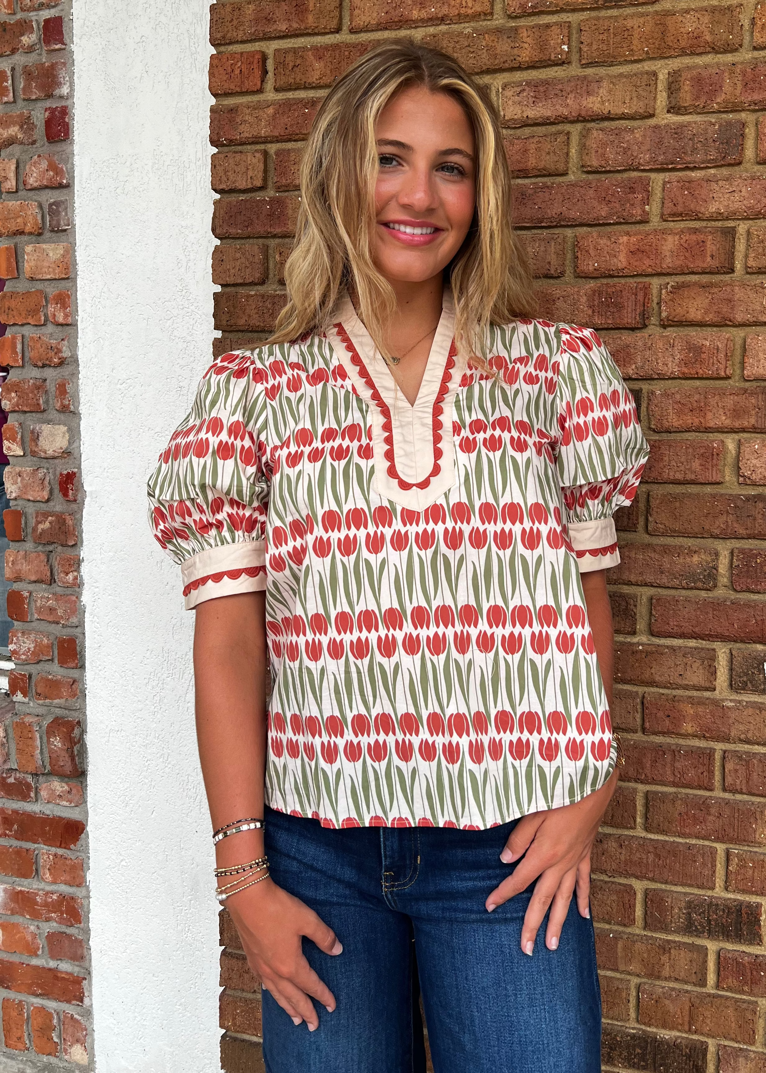 Bindi Puff Sleeve Top