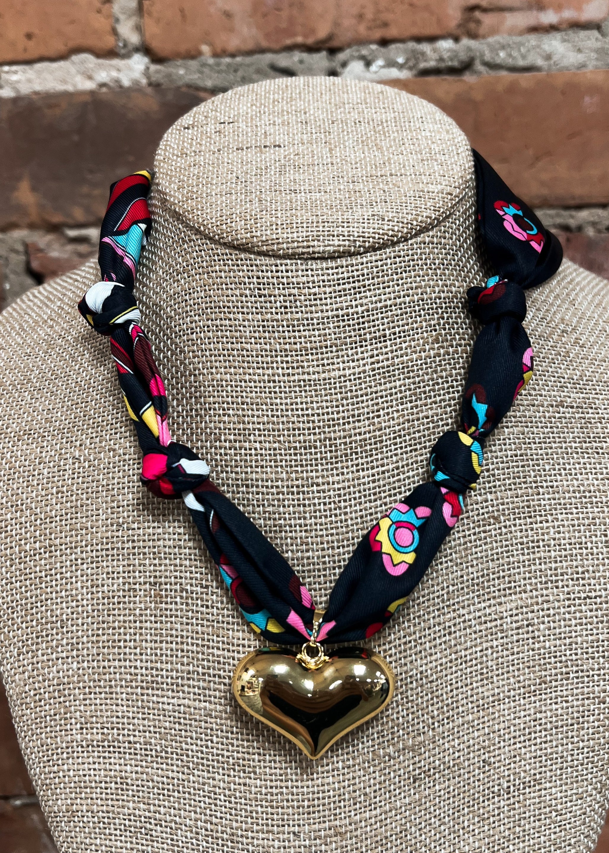 Nora James: Flower Child Scarf Necklace