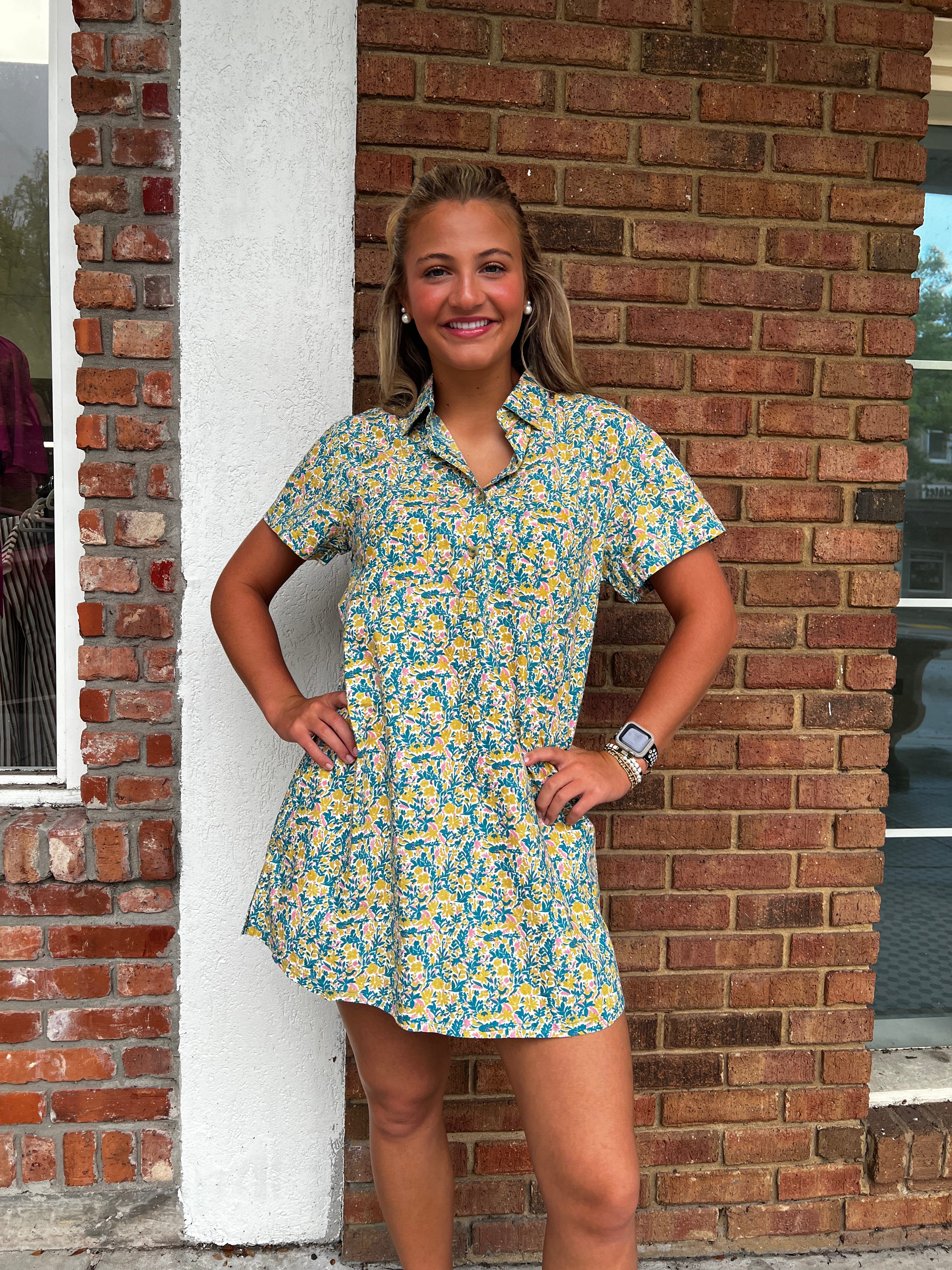 Sunshine Tienda: Paradise Floral Getaway Mini Dress