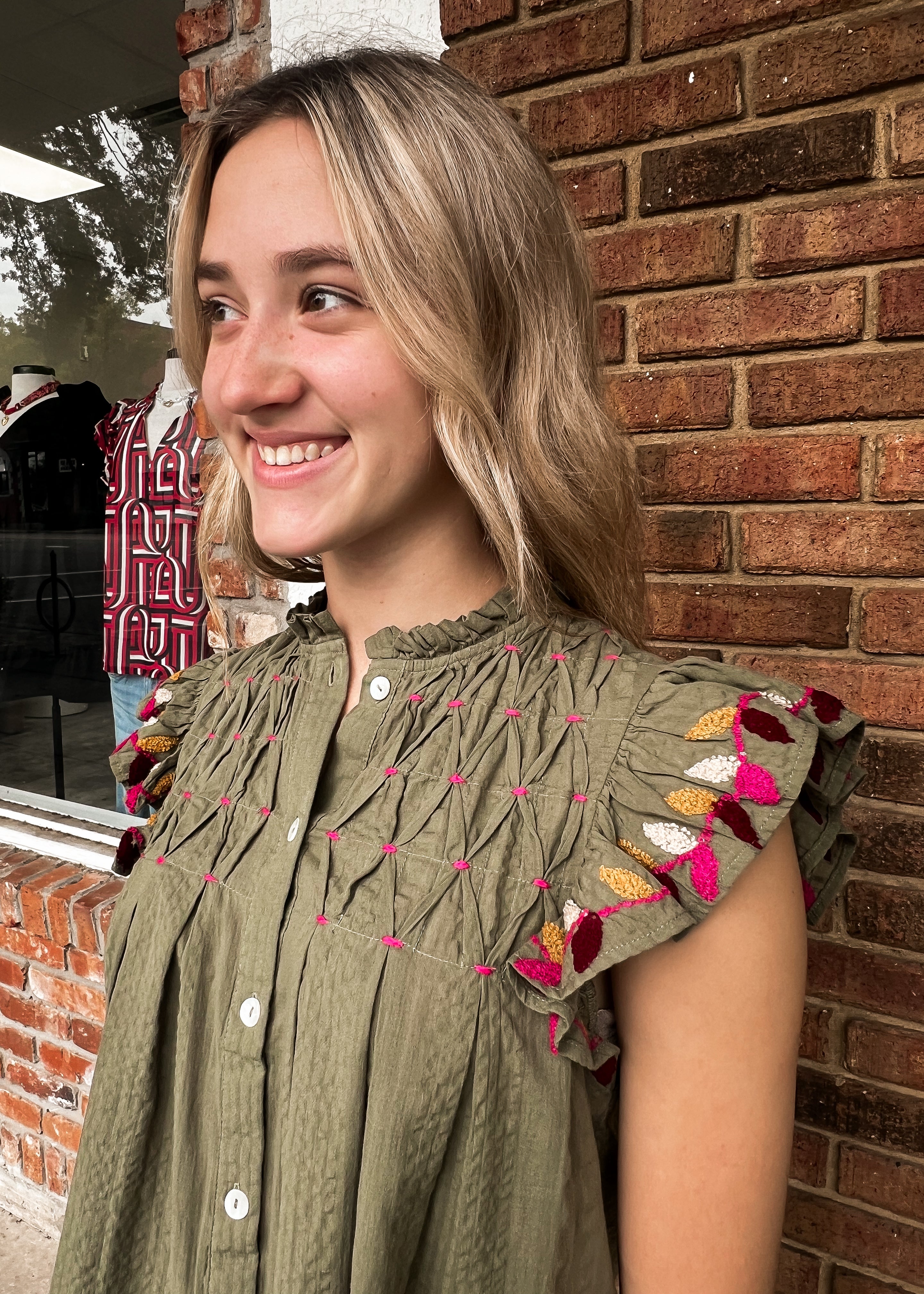 THML: Stella Smocked Top