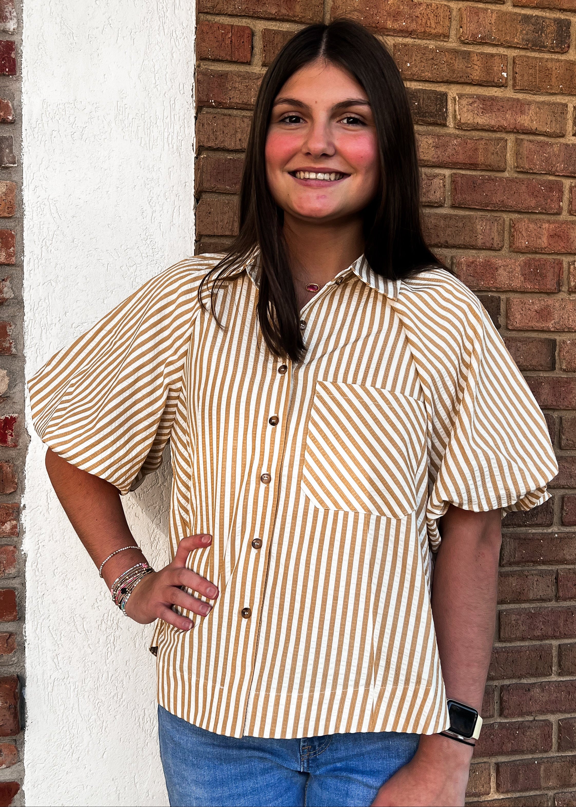 Sennie Stripe Top