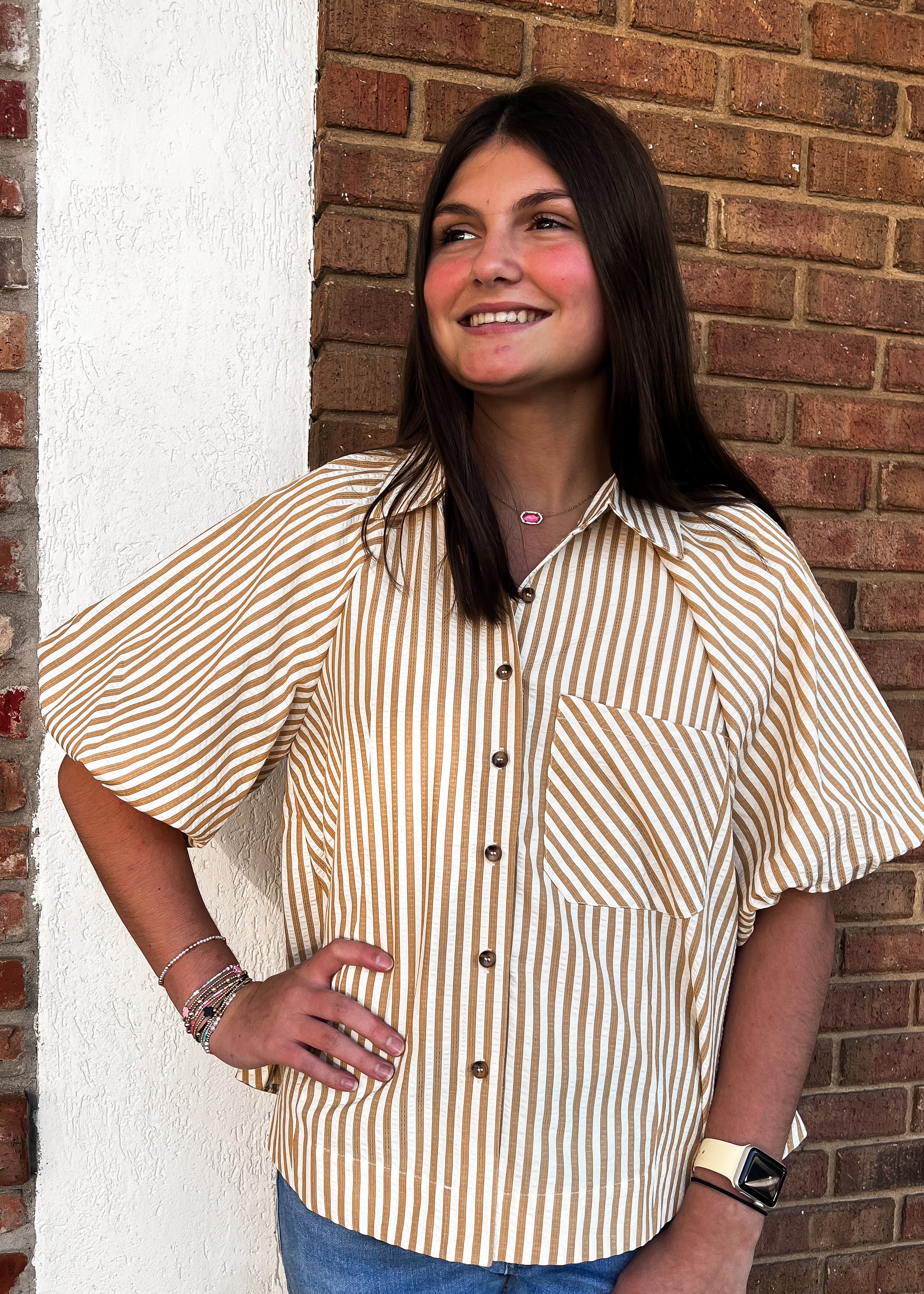Sennie Stripe Top
