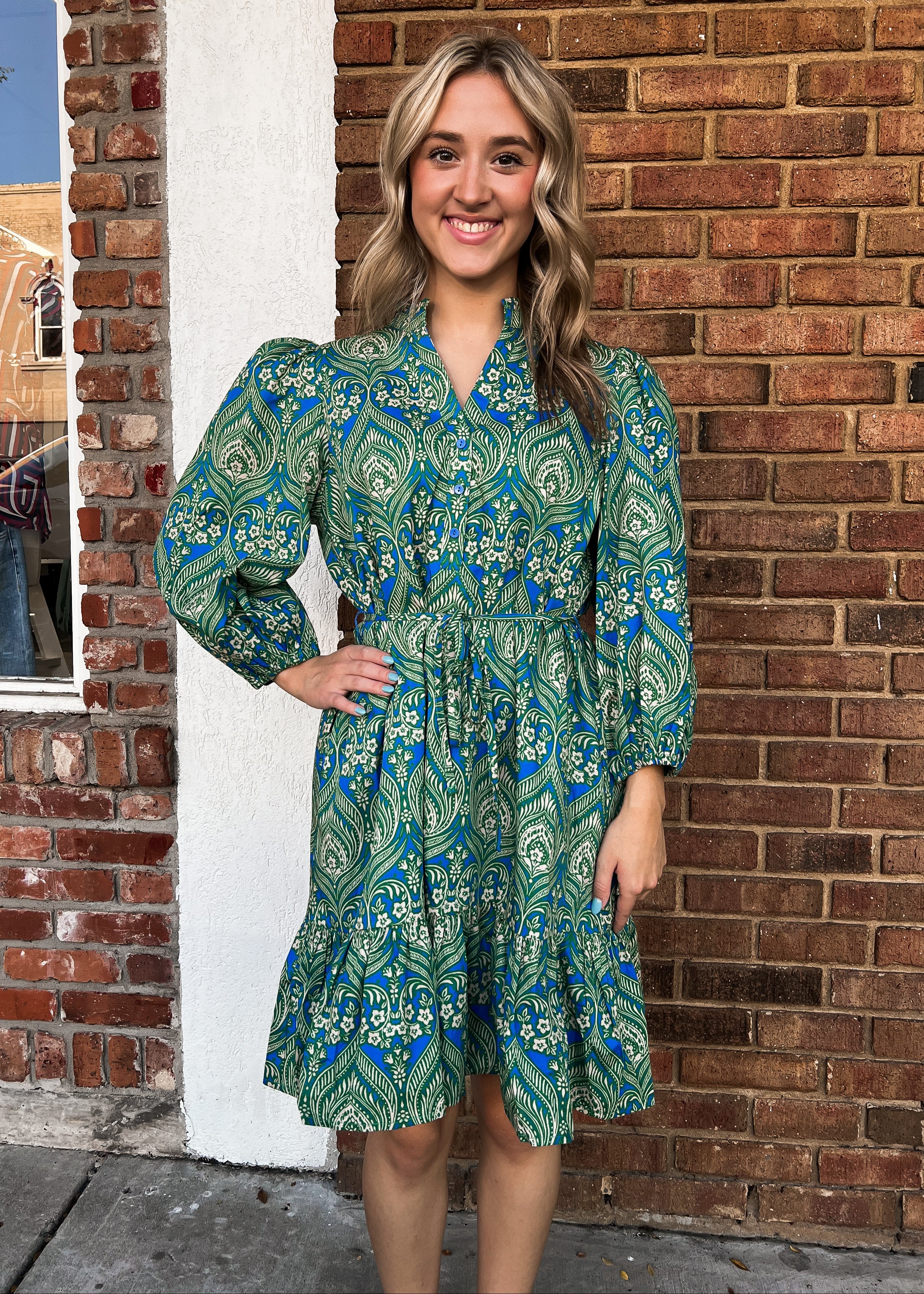Nyra Paisley Mini Dress