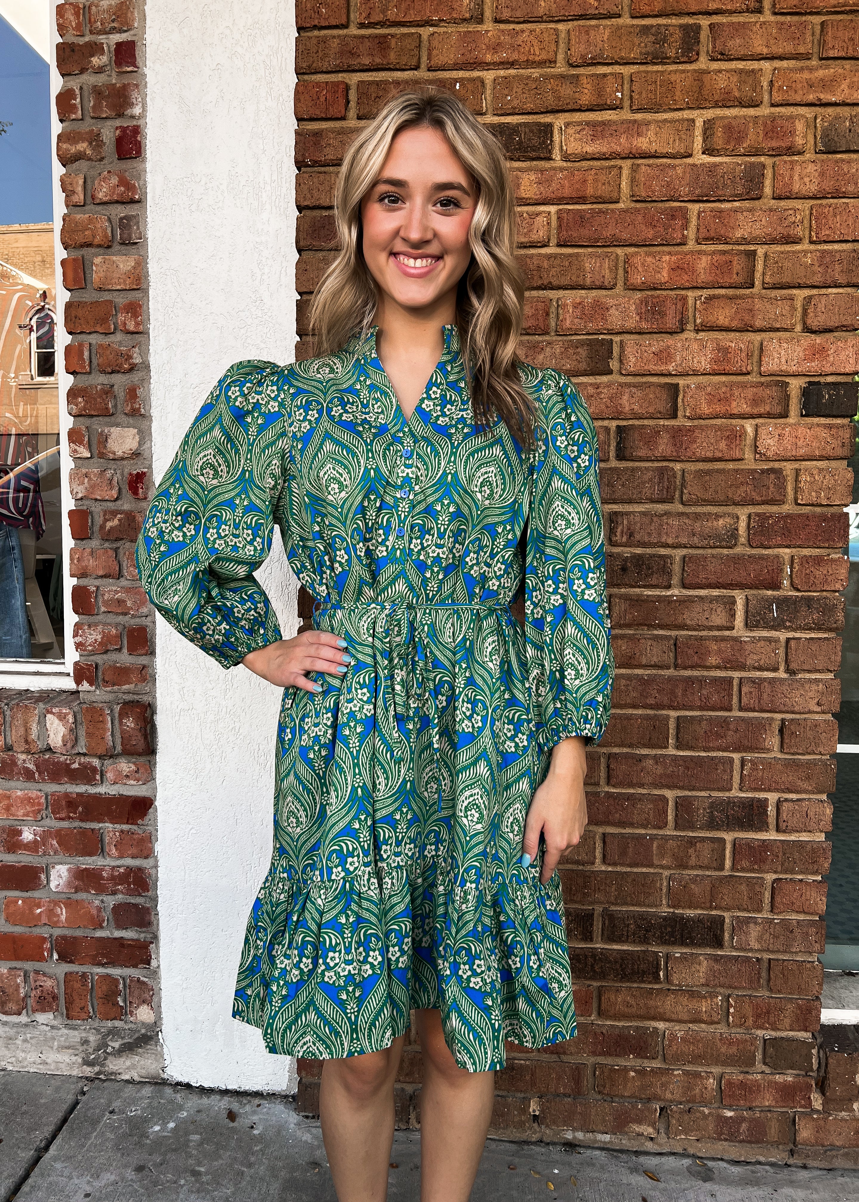 Nyra Paisley Mini Dress