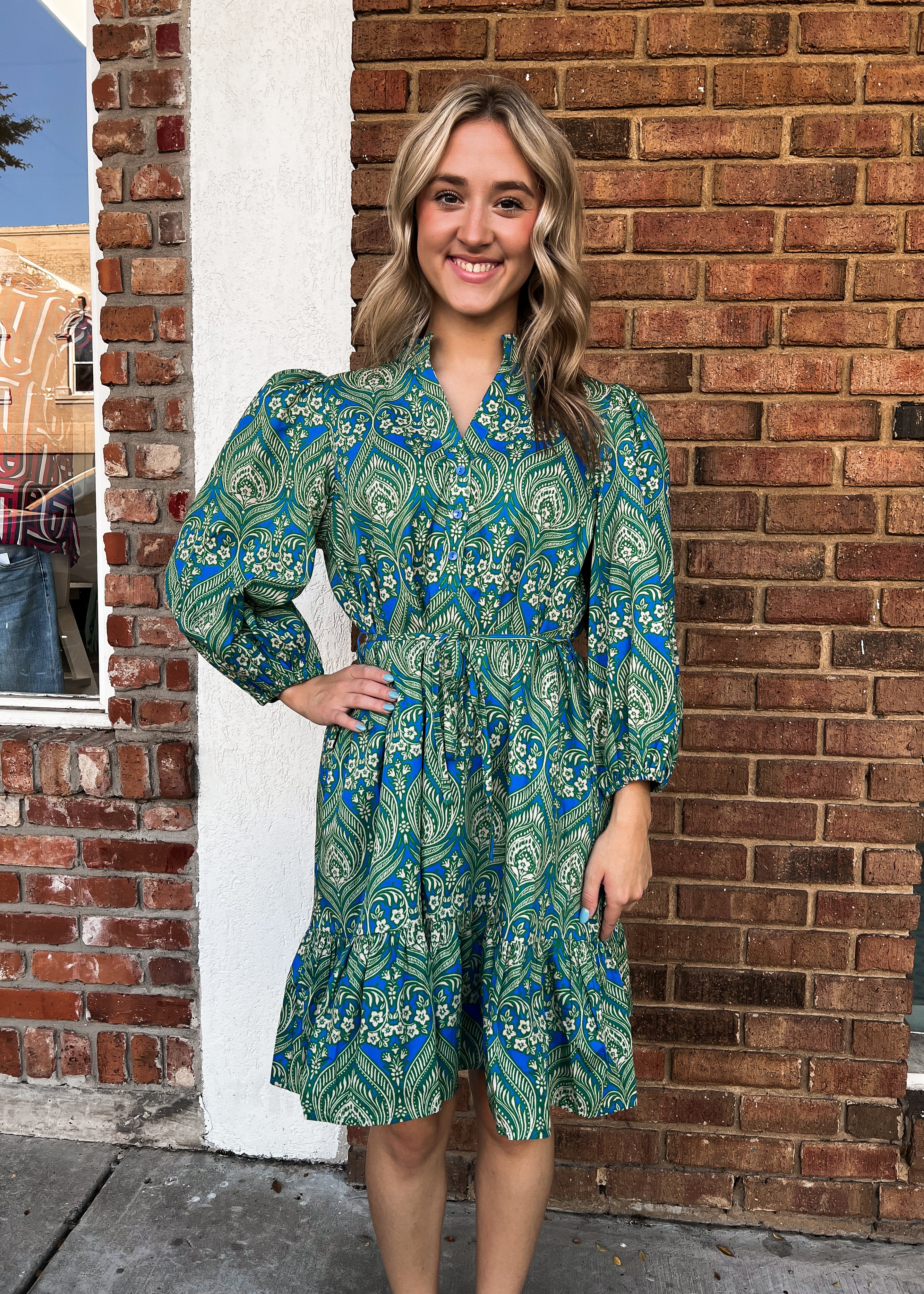 Nyra Paisley Mini Dress