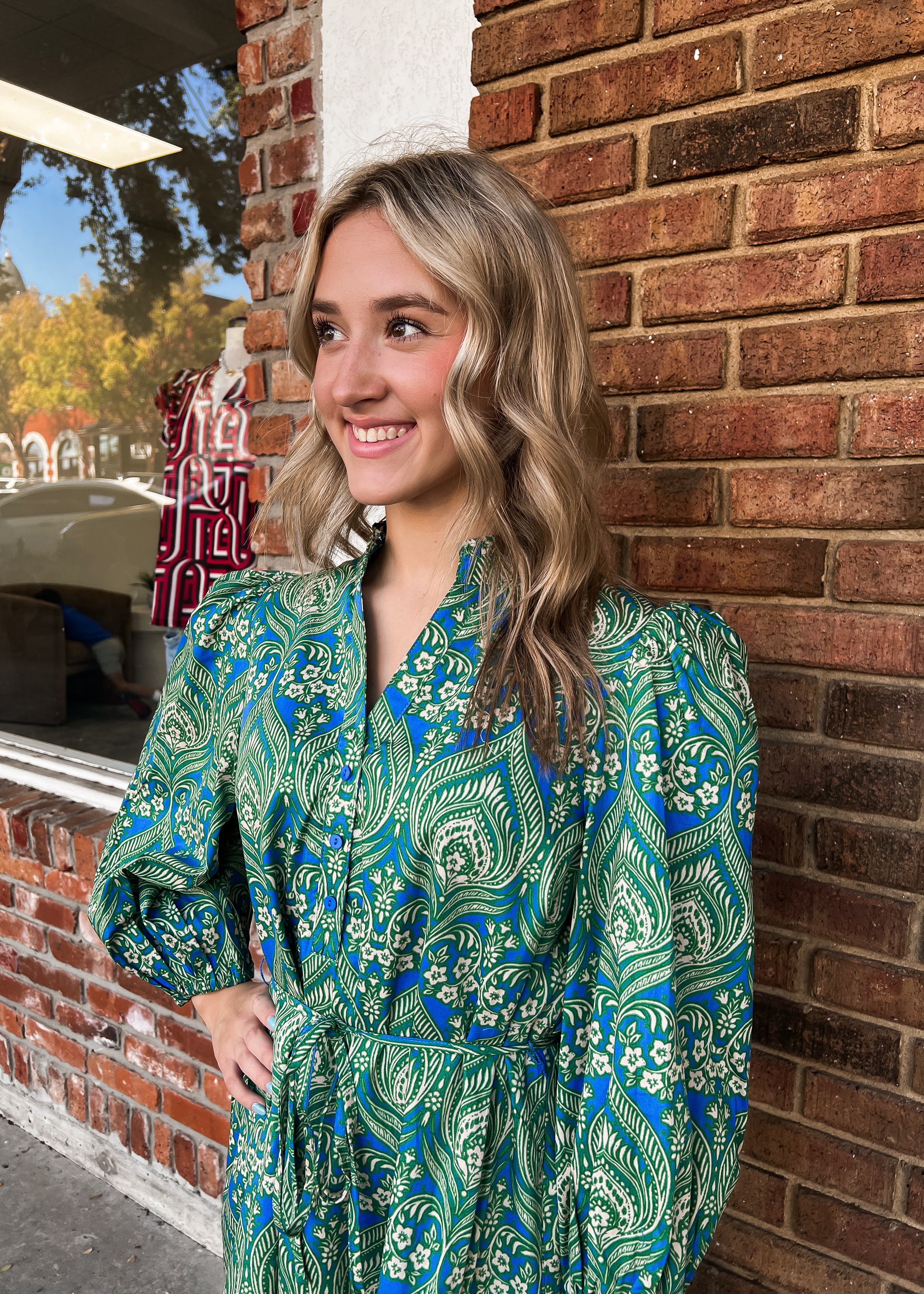 Nyra Paisley Mini Dress