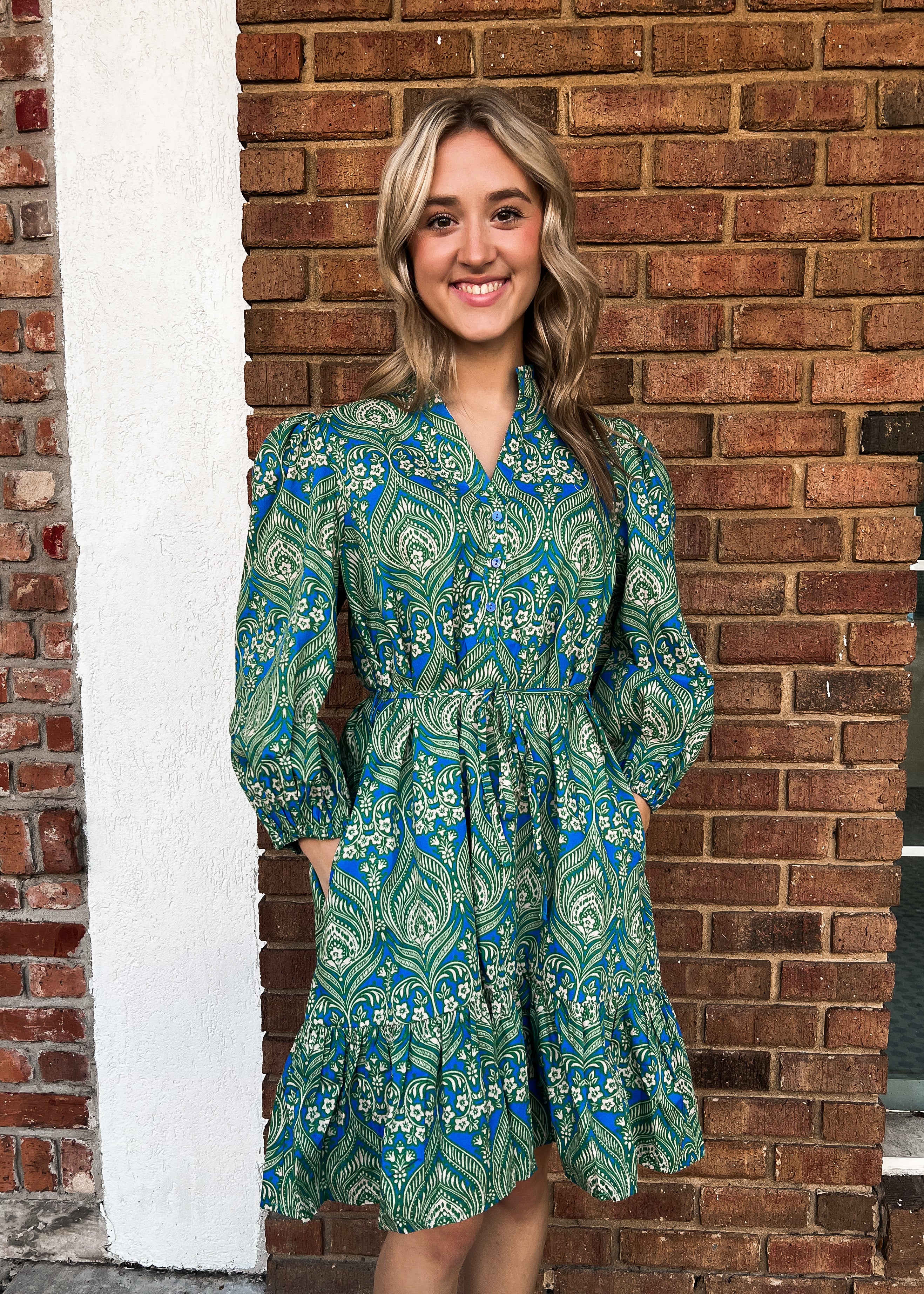 Nyra Paisley Mini Dress