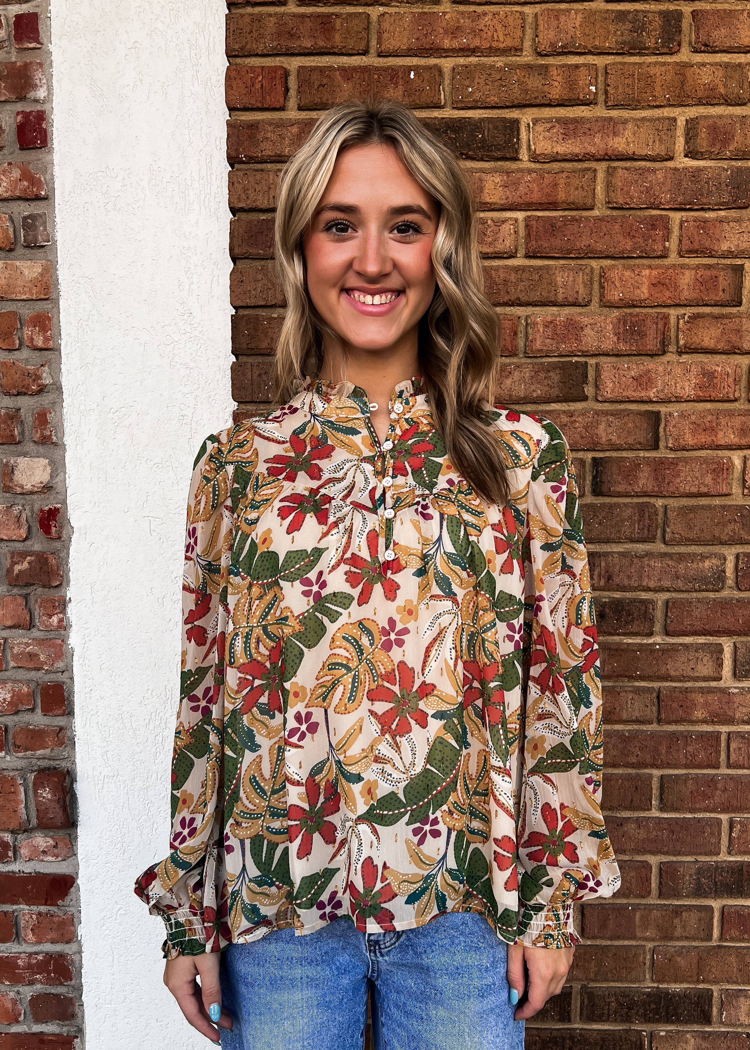 Kate Paisley Print Top