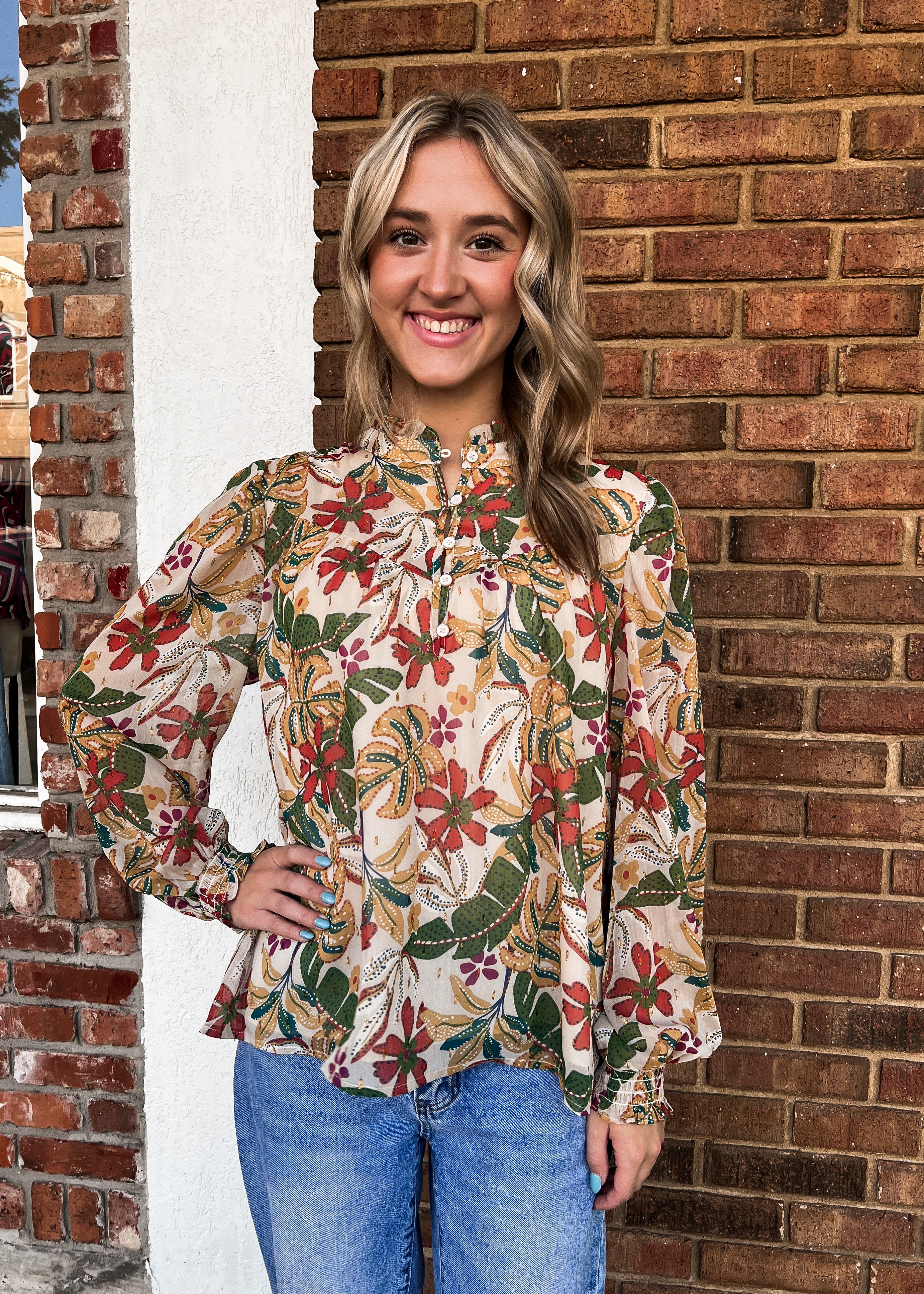 Kate Paisley Print Top