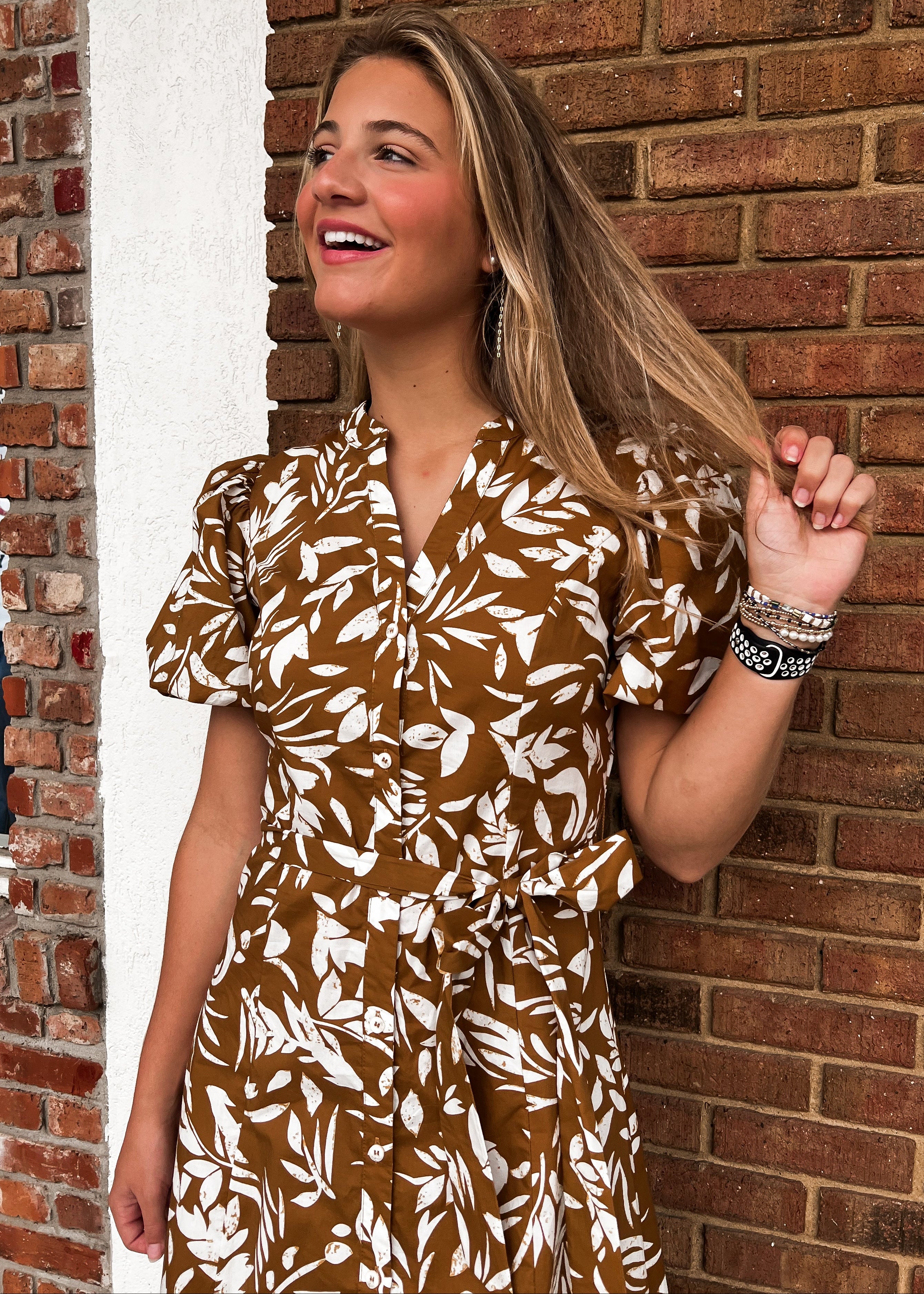 Elli Puff Sleeve Maxi Dress