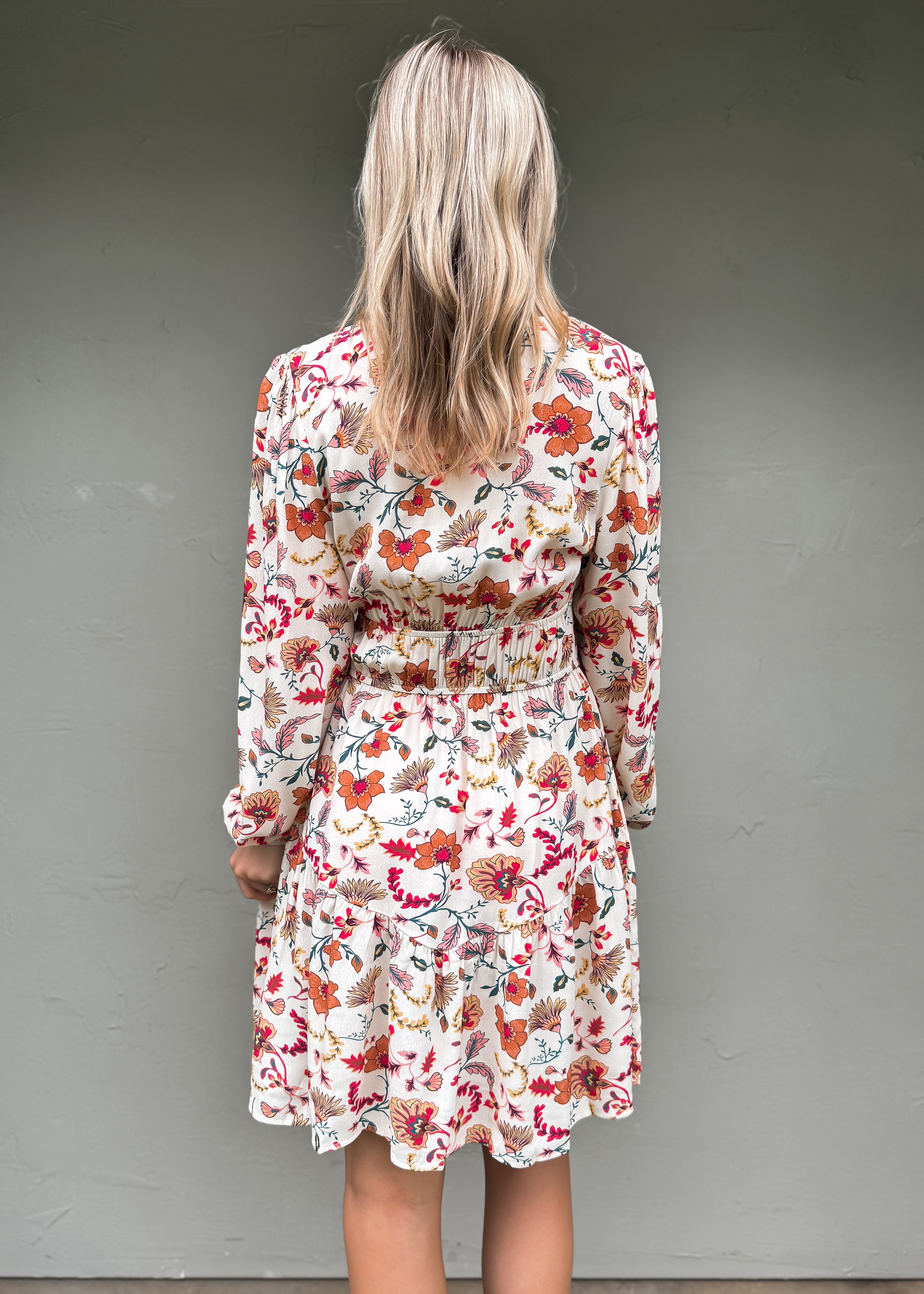 Another Love: Magali Dress, Raspberry Bloom