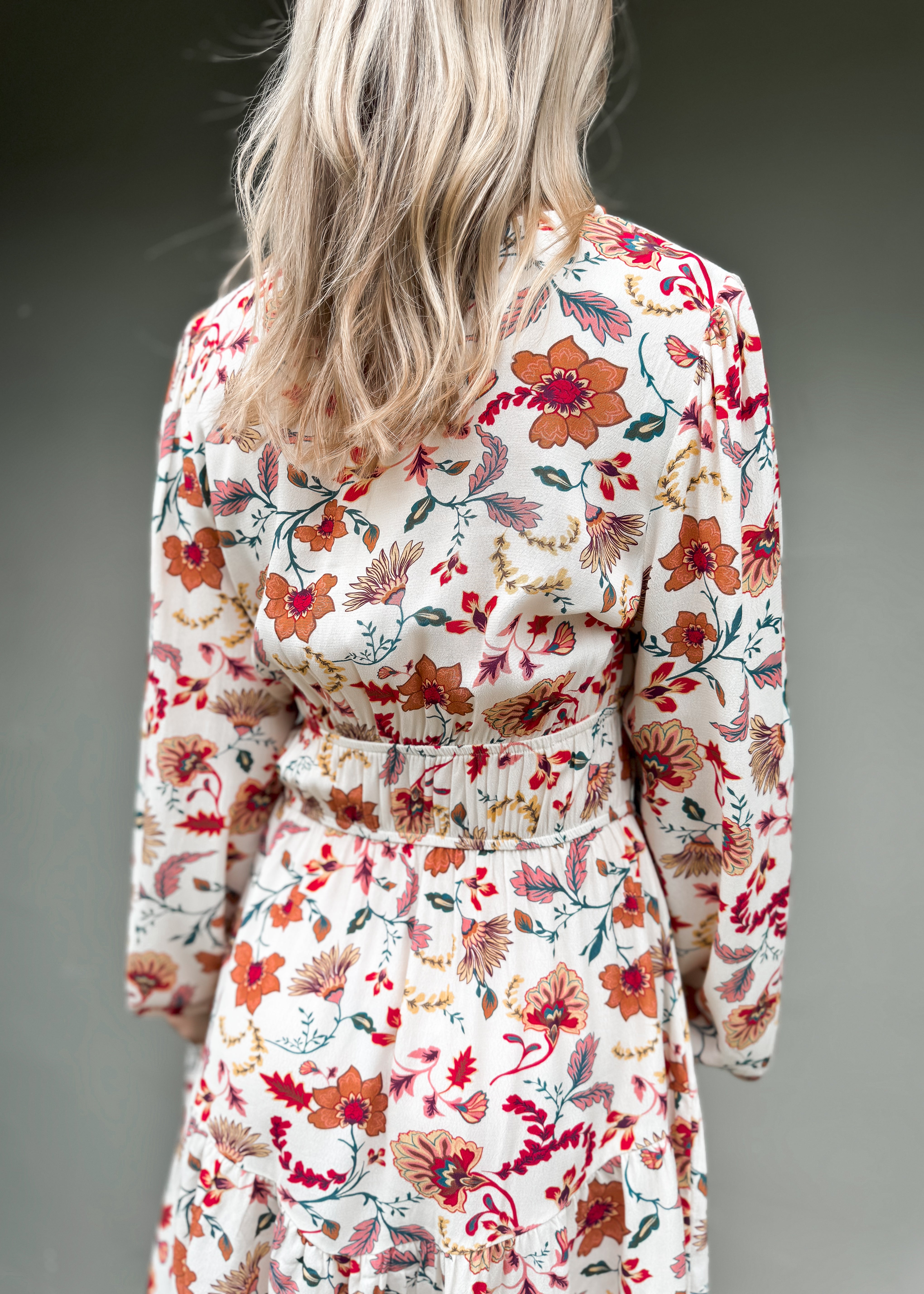 Another Love: Magali Dress, Raspberry Bloom