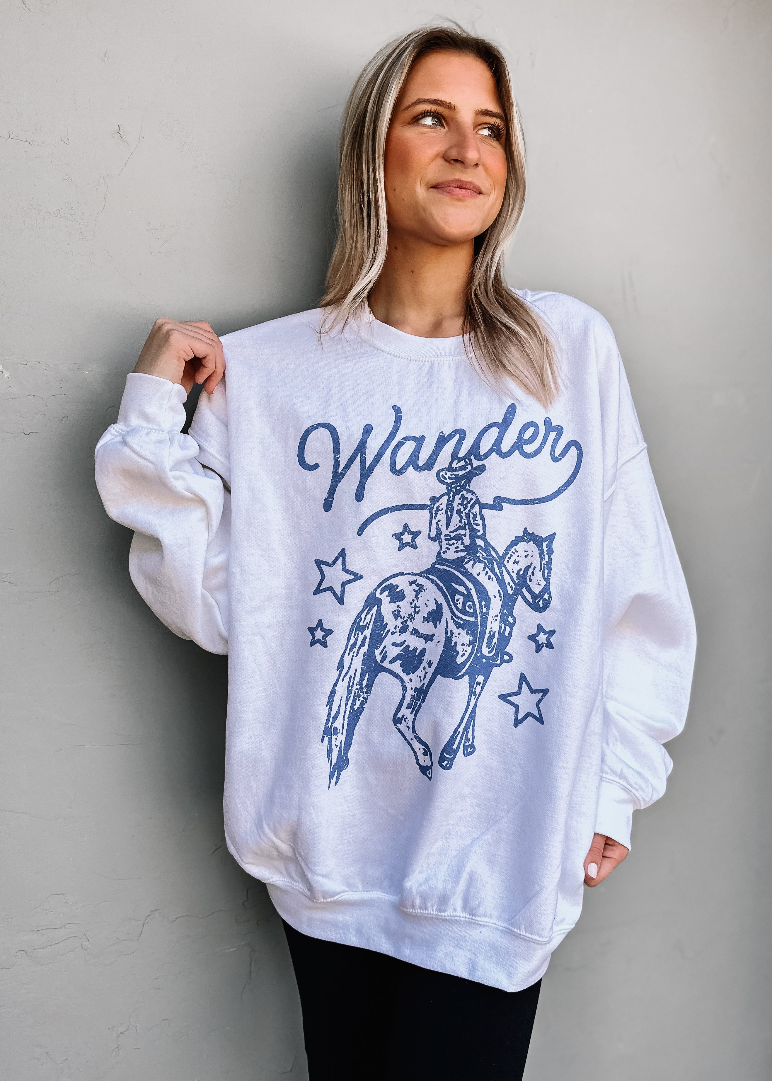 Wander Cowgirl Oversized Sweatshirt