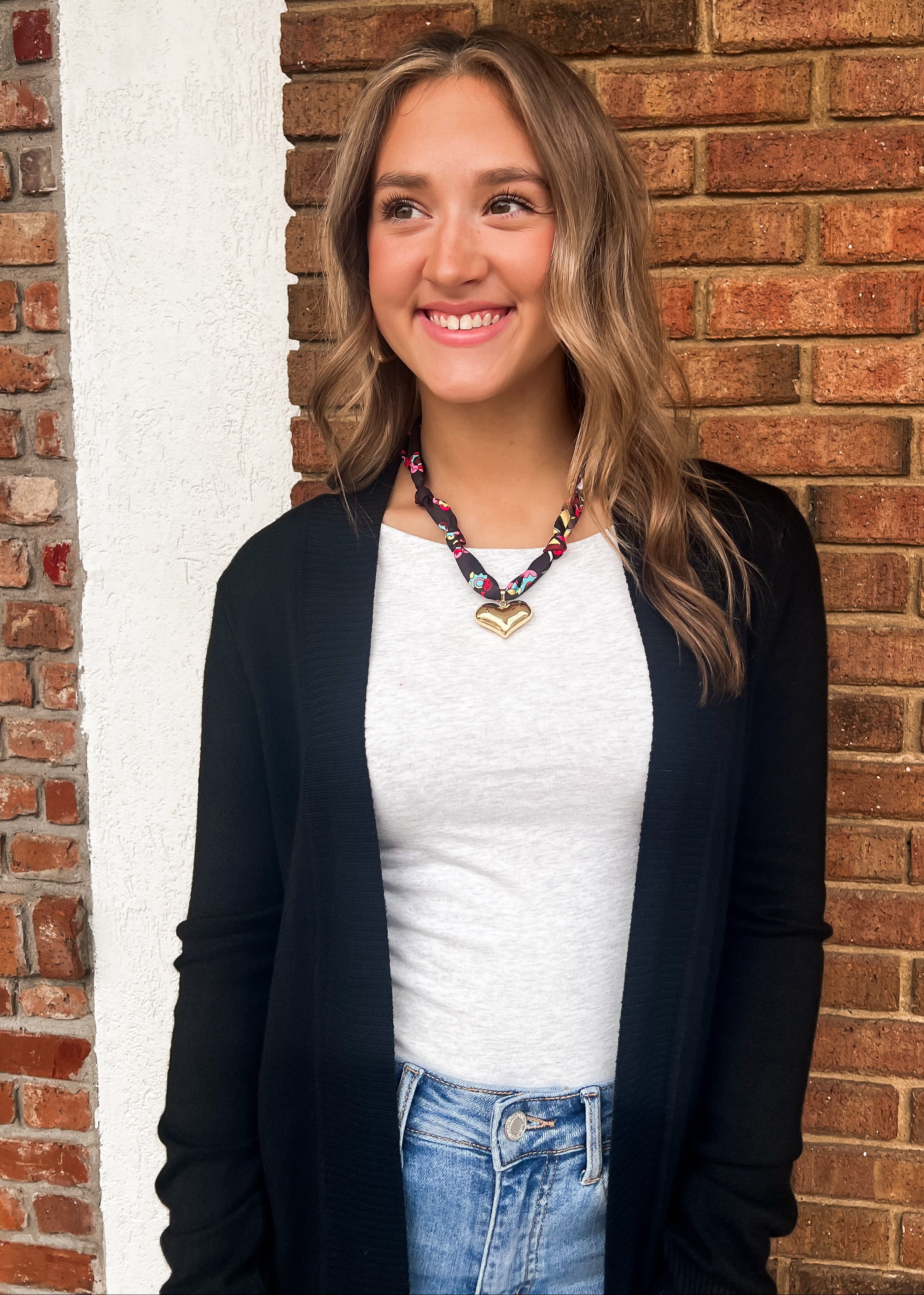 Debbie Lightweight Cardigan - Black