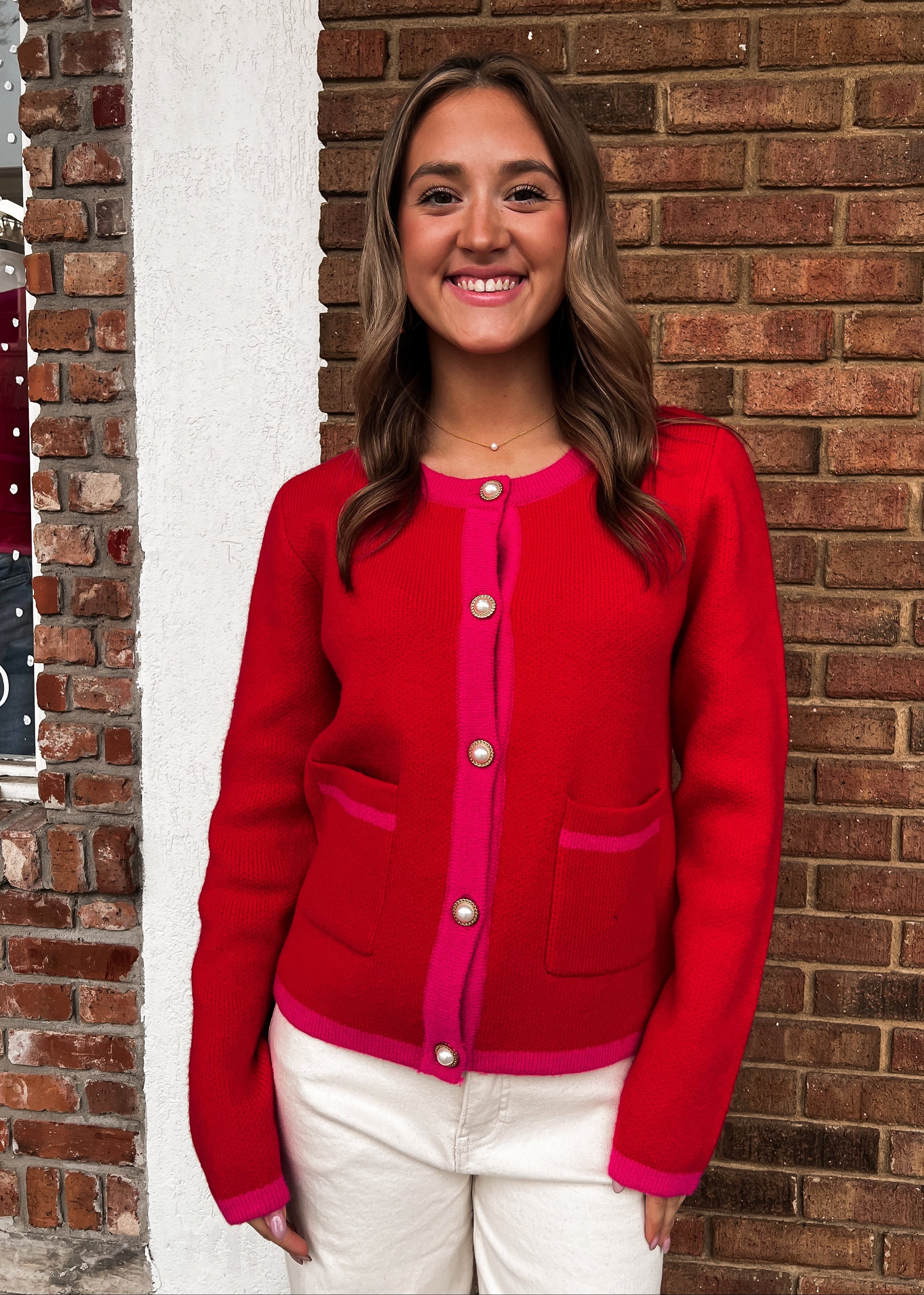 Bonni Colorblock Sweater Cardigan