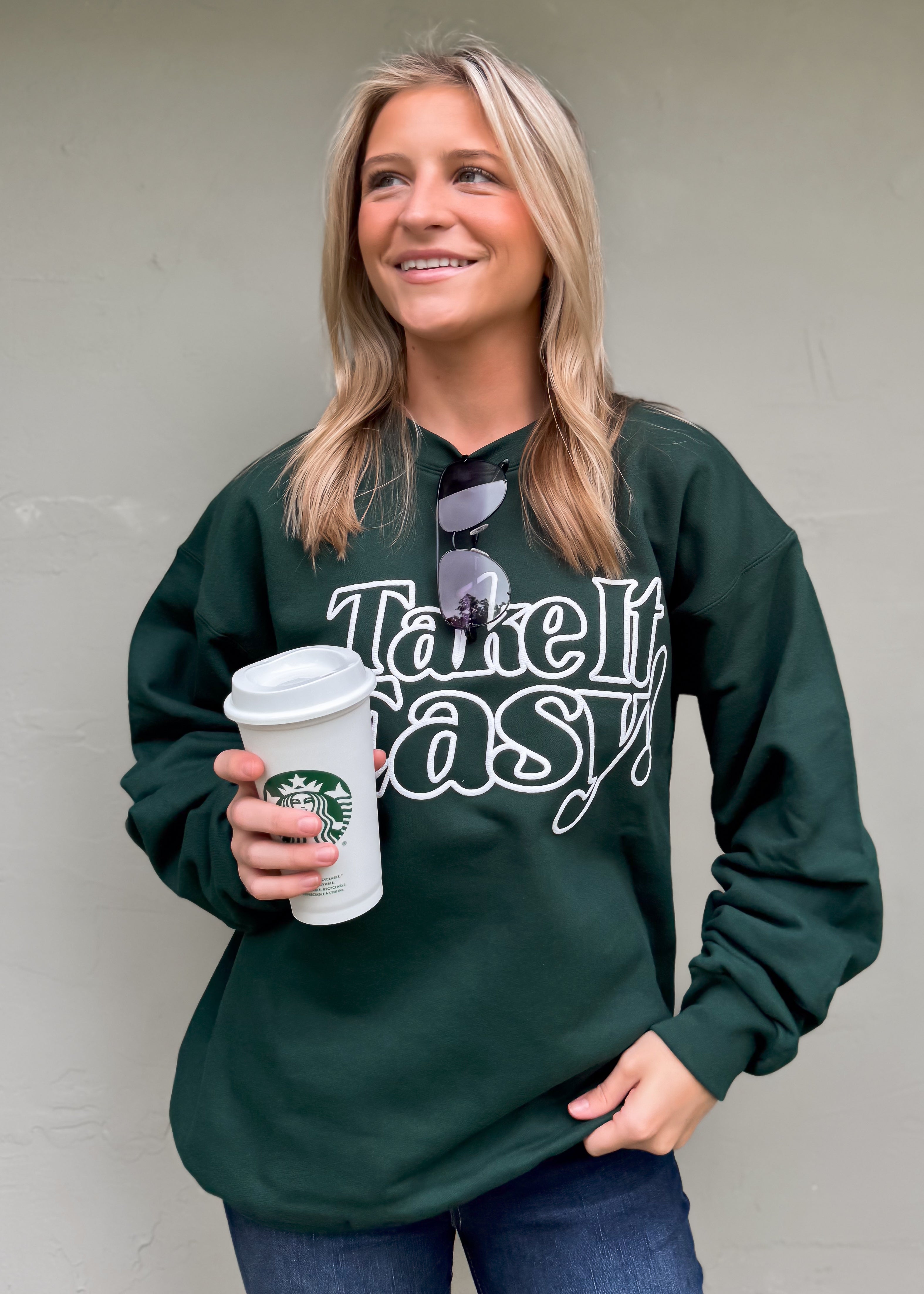 Friday + Saturday: Take It Easy Sweatshirt