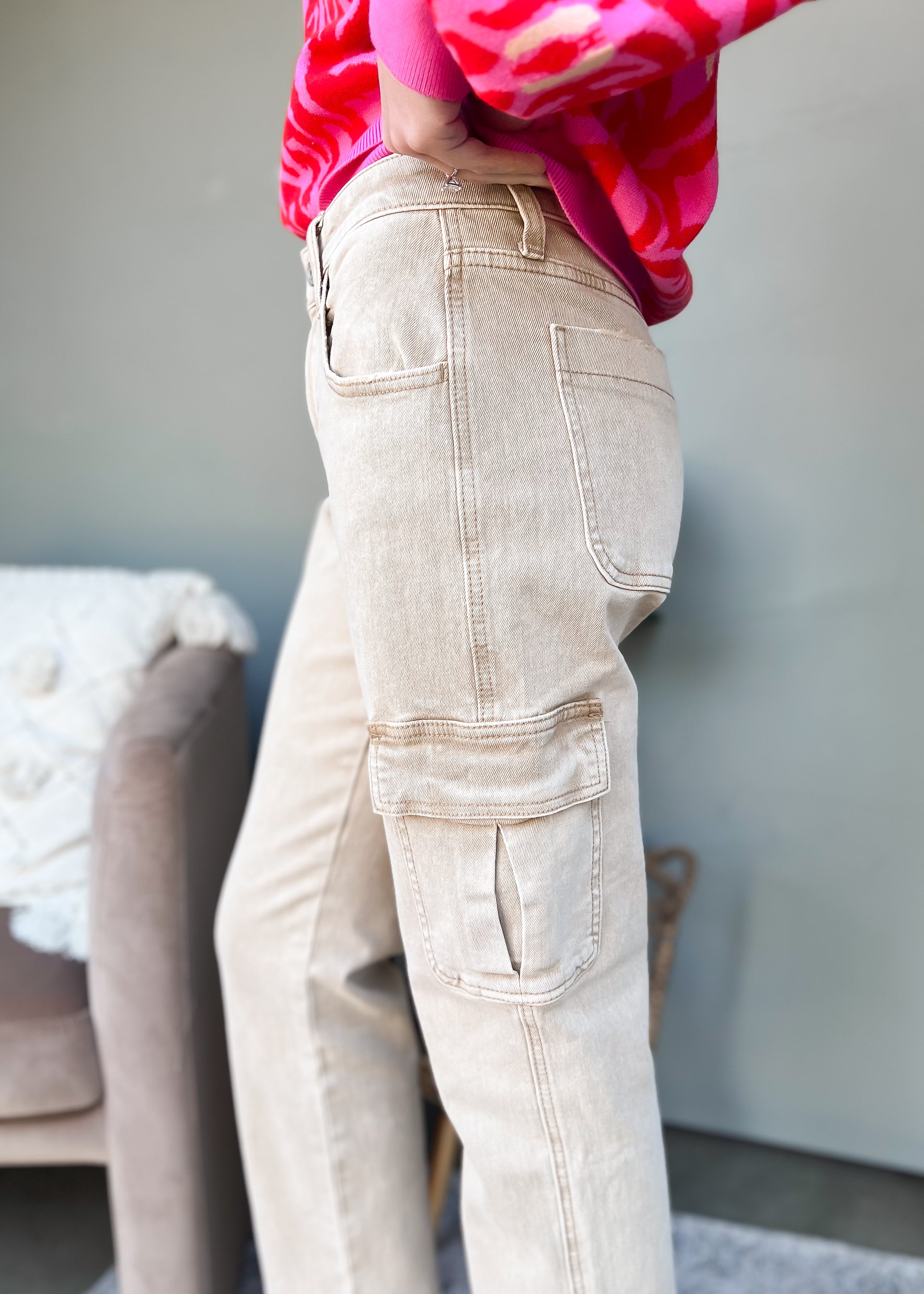 BDG Color Corduroy High-Waisted Relaxed Mom Pant