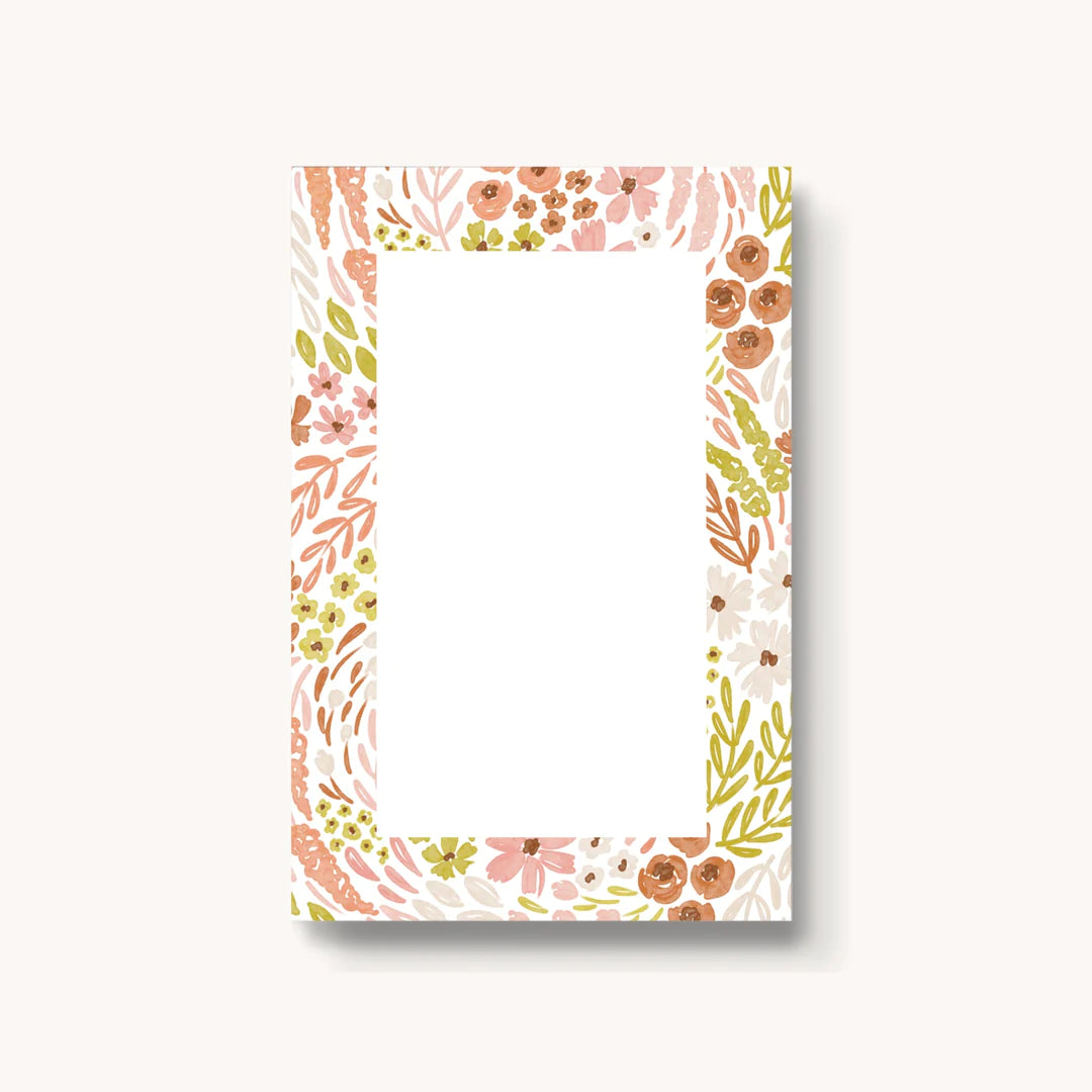 4 X 6 Notepad, Limelight Floral