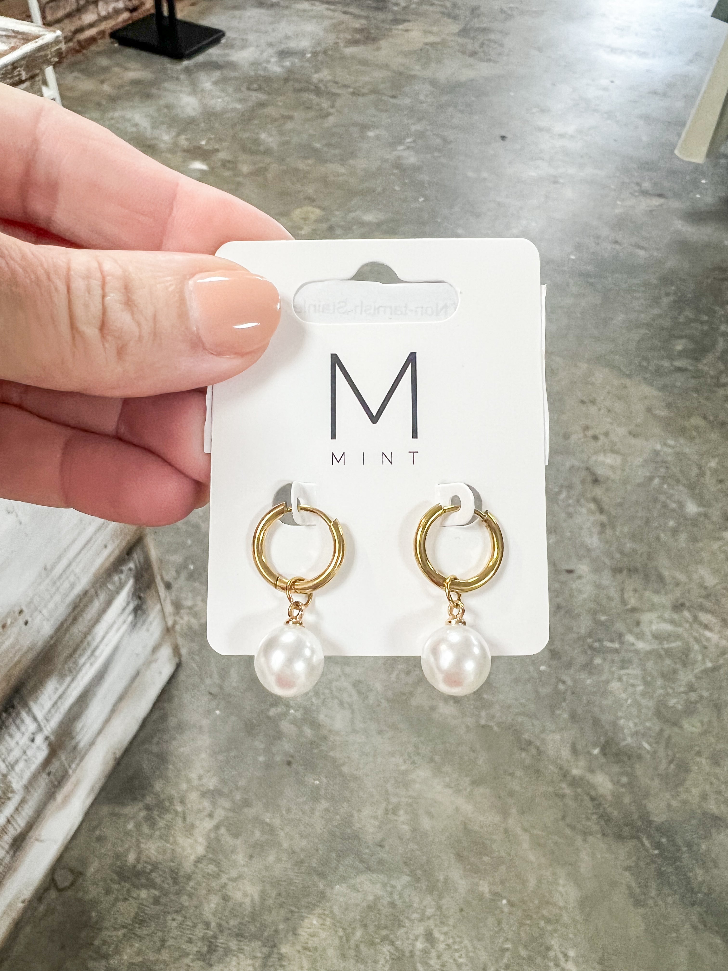 18k Waterproof Non-tarnish Stainless Steel Earrings