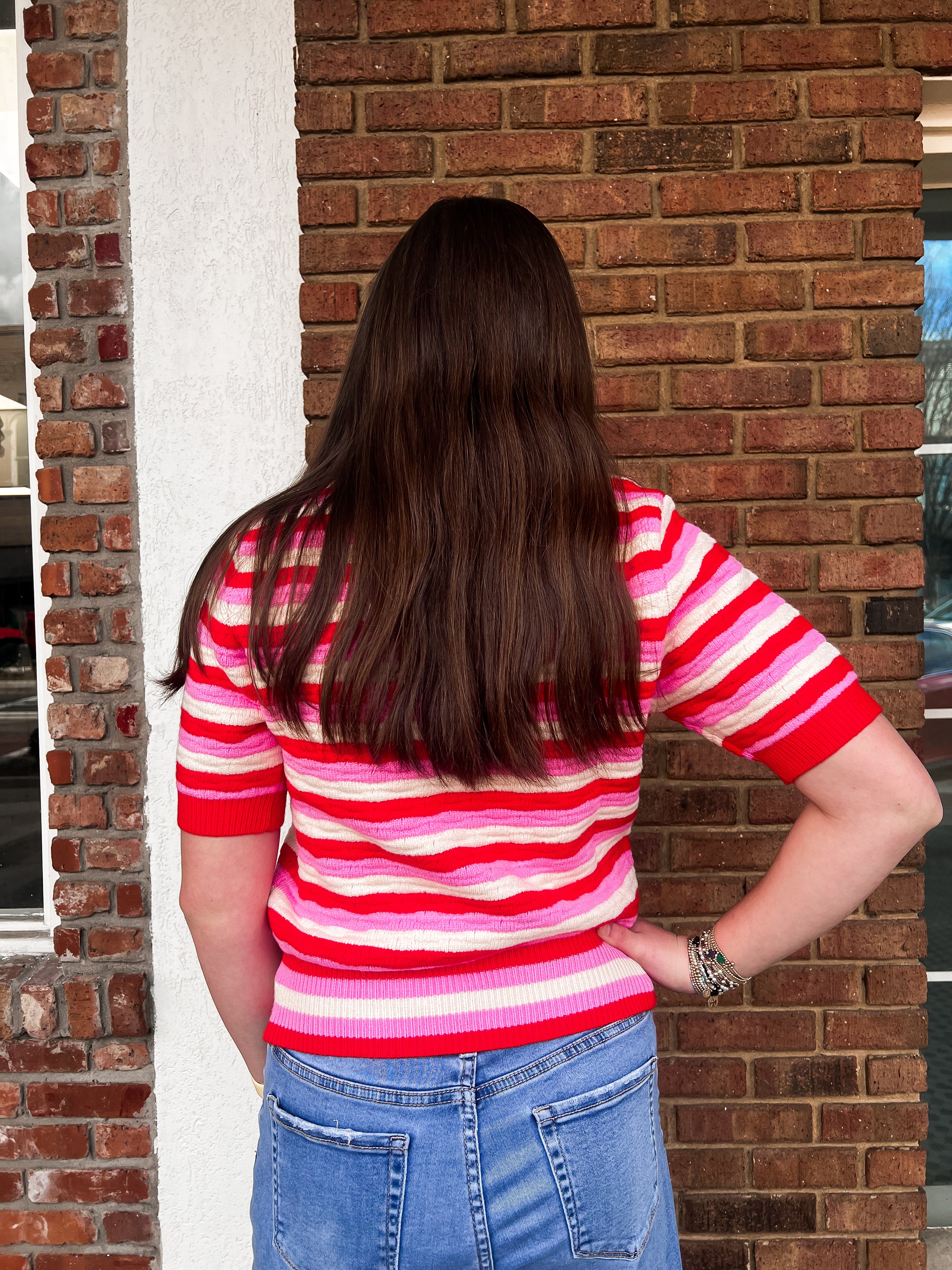 THML: Jiya Stripe Sweater Top