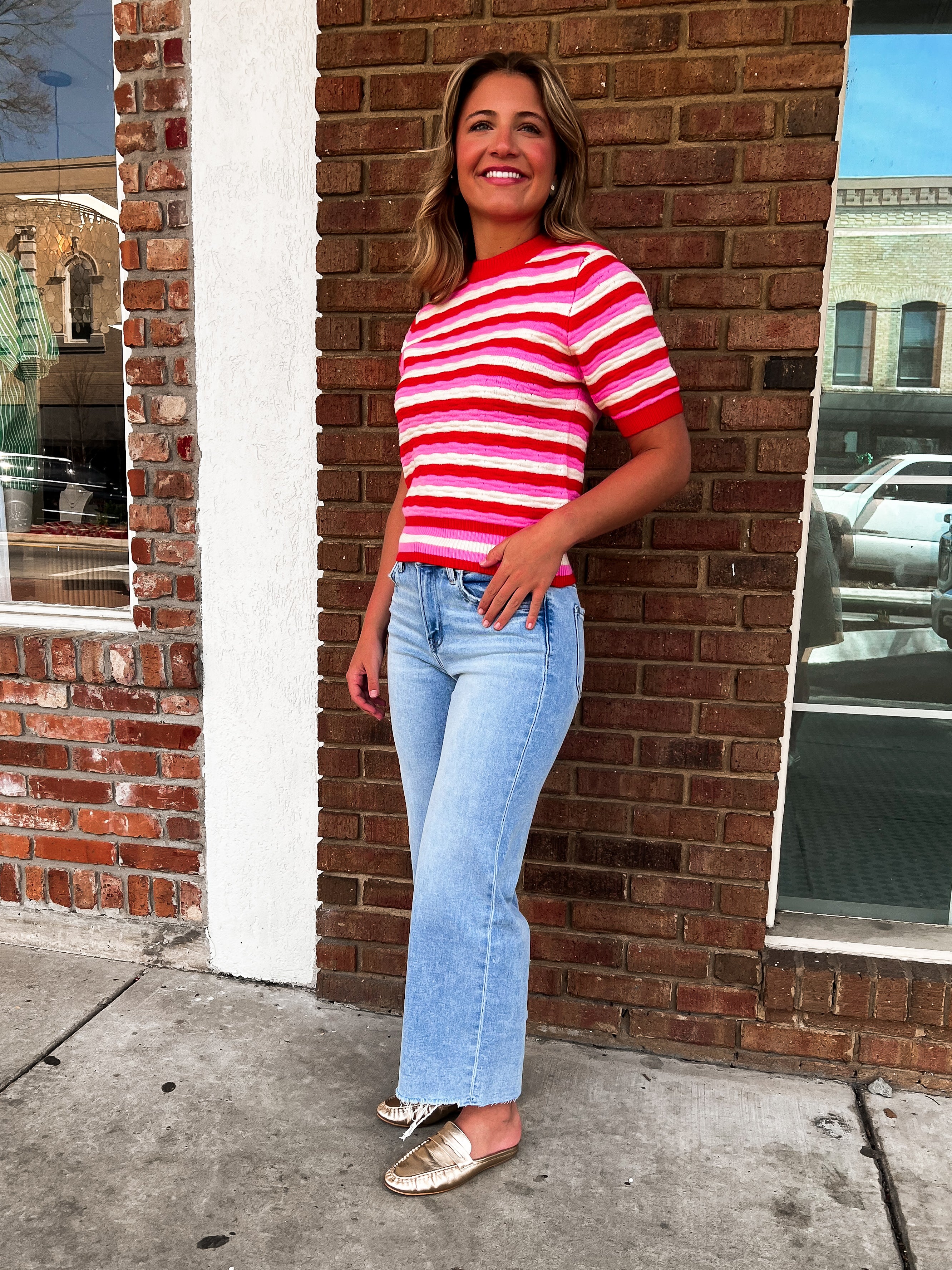 Olivia Wide Leg Crop Jeans