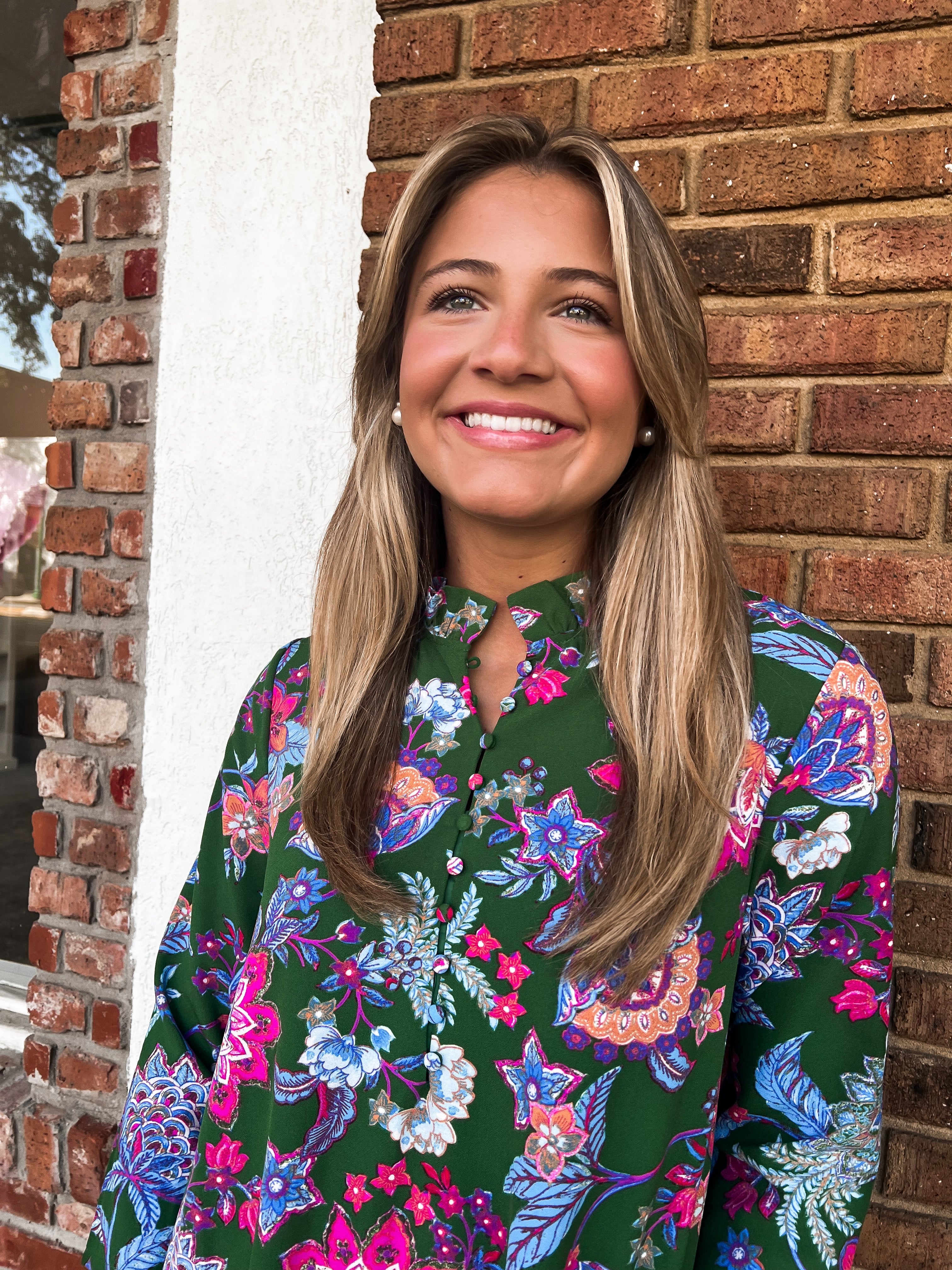 Harper Emerald Paisley Dress