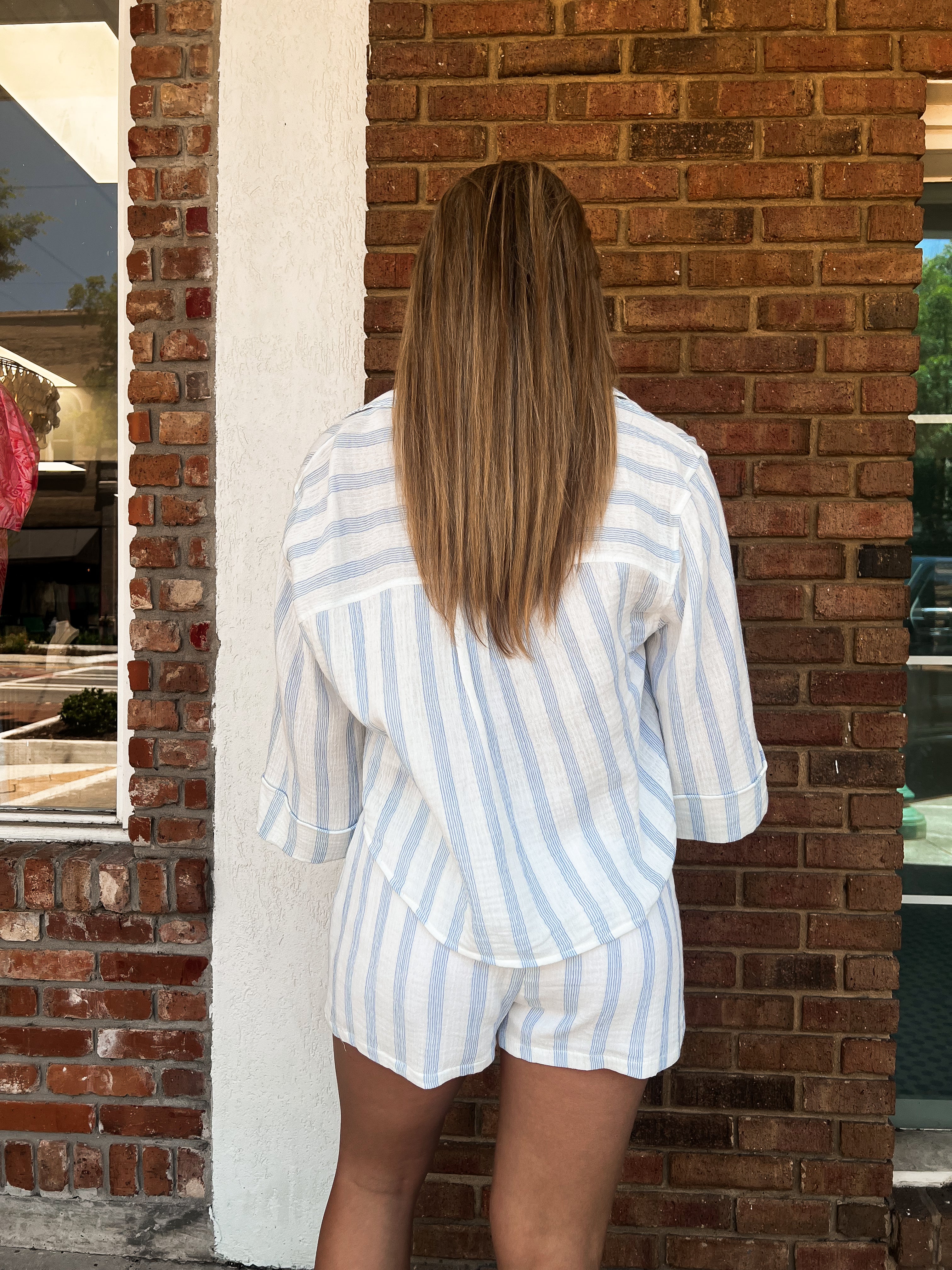 Z Supply: Helena Striped Shirt - Sea Salt