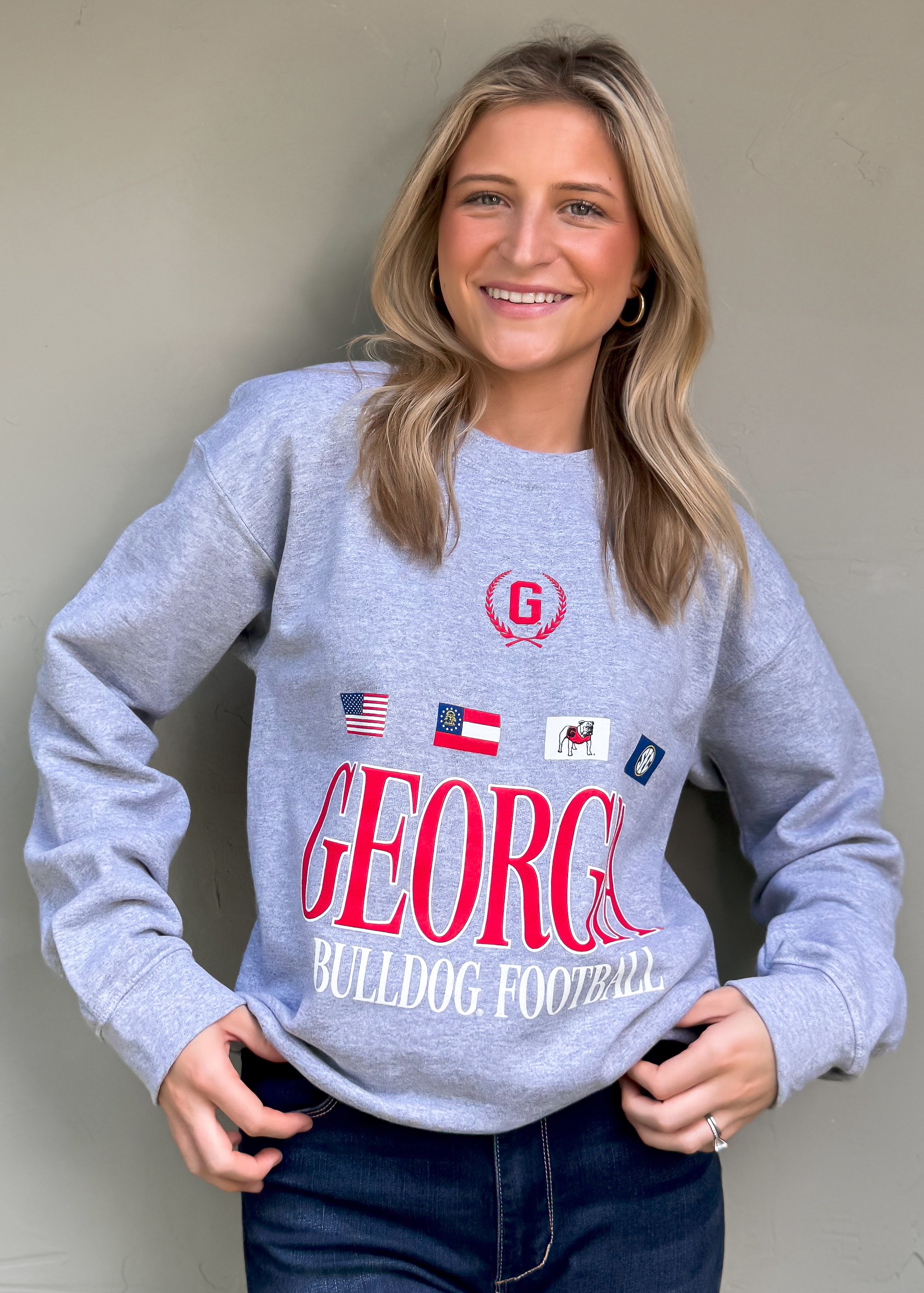 Charlie Southern: Georgia Flags Sweatshirt