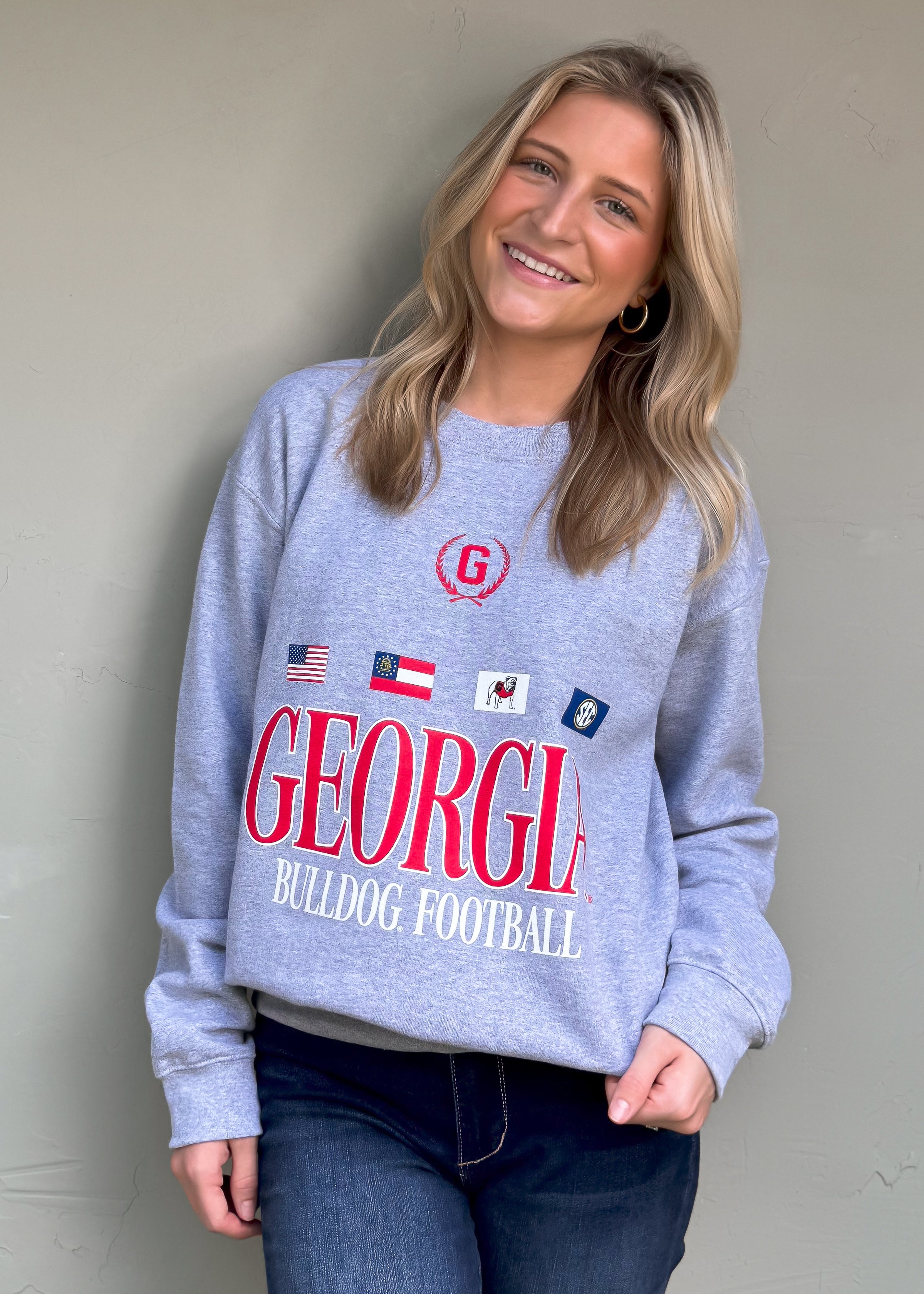 Charlie Southern: Georgia Flags Sweatshirt