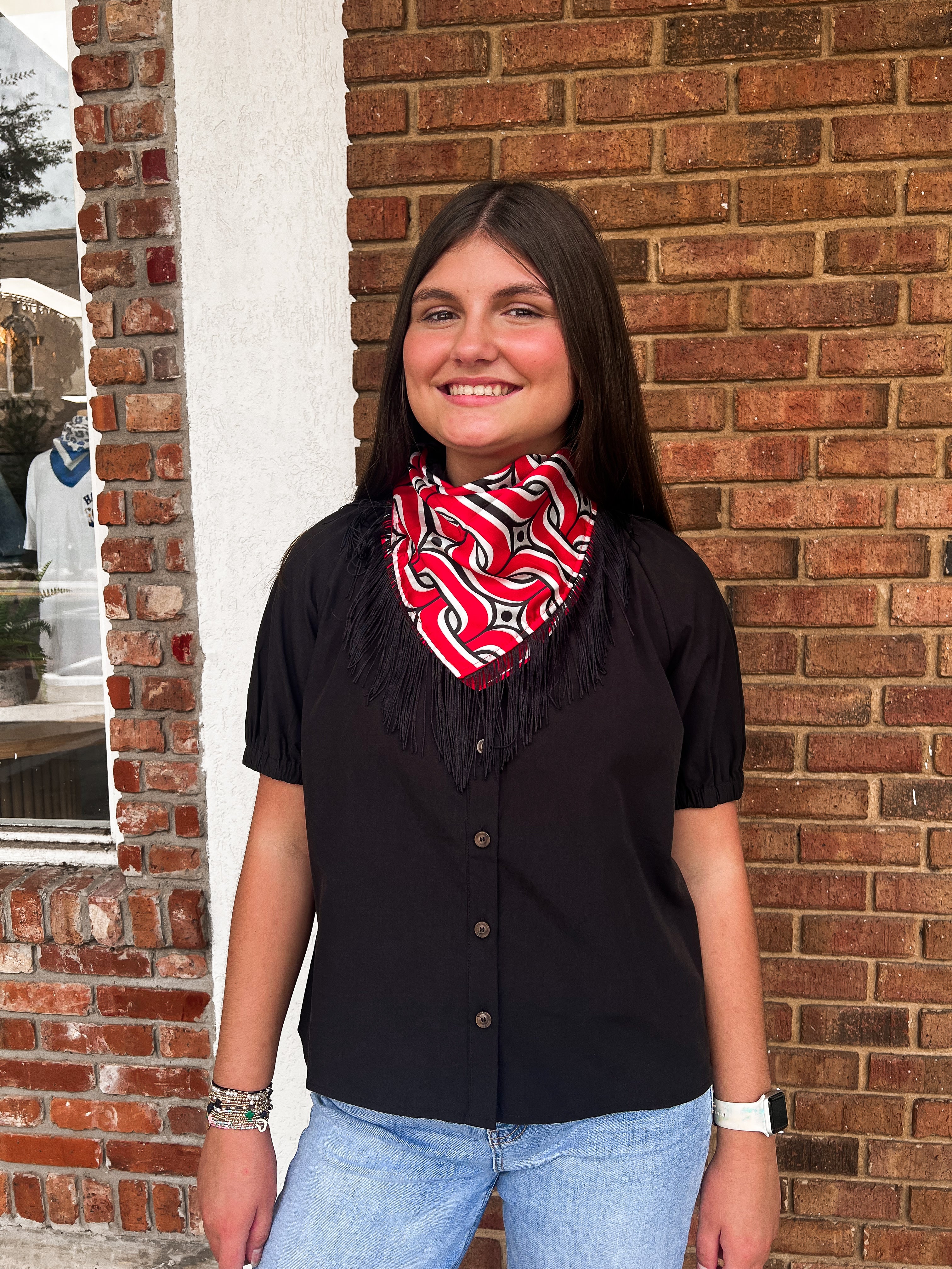 Tatum James: Scarlett Blouse - Black