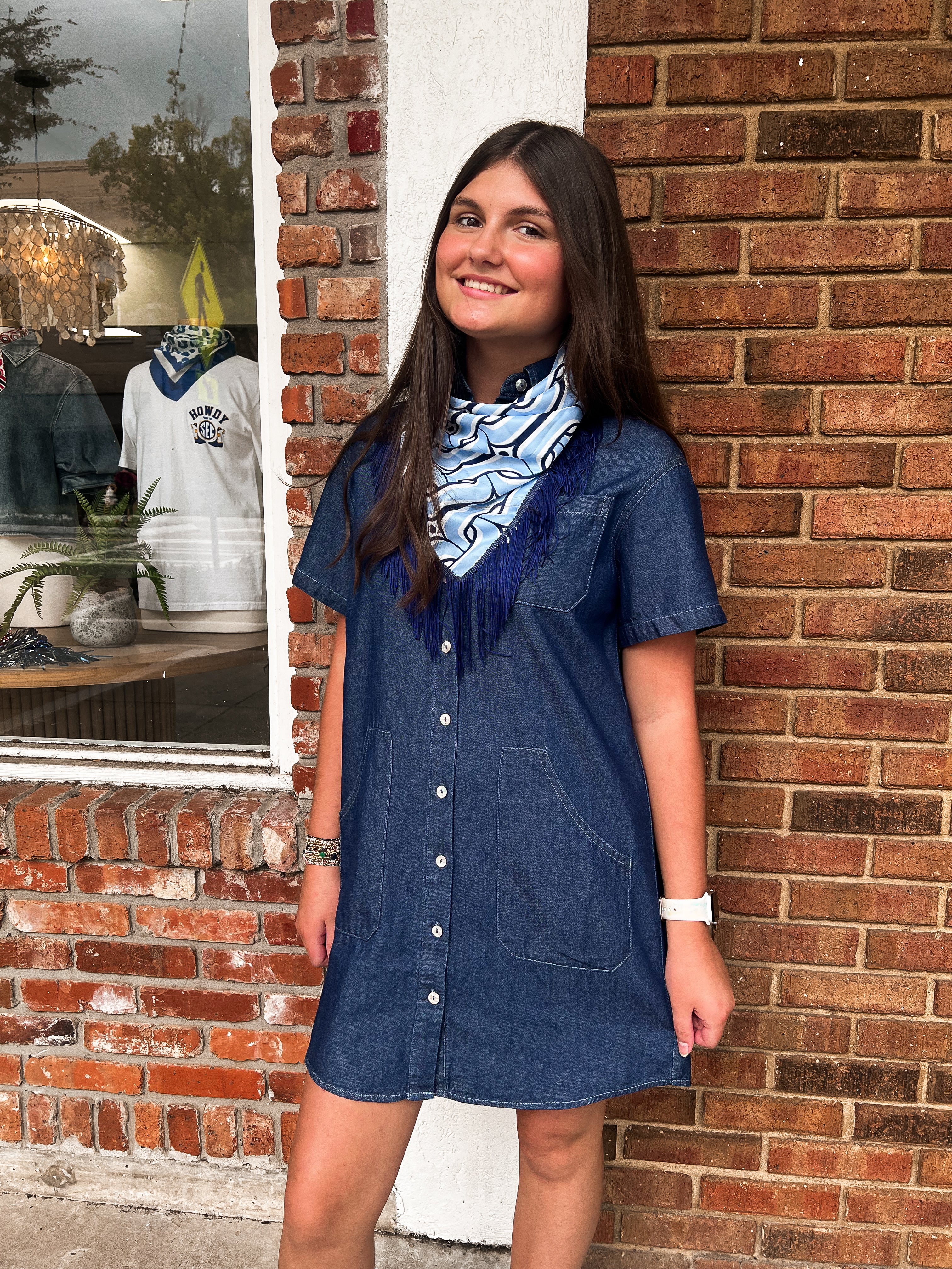Tatum James: Dakota Dress - Denim