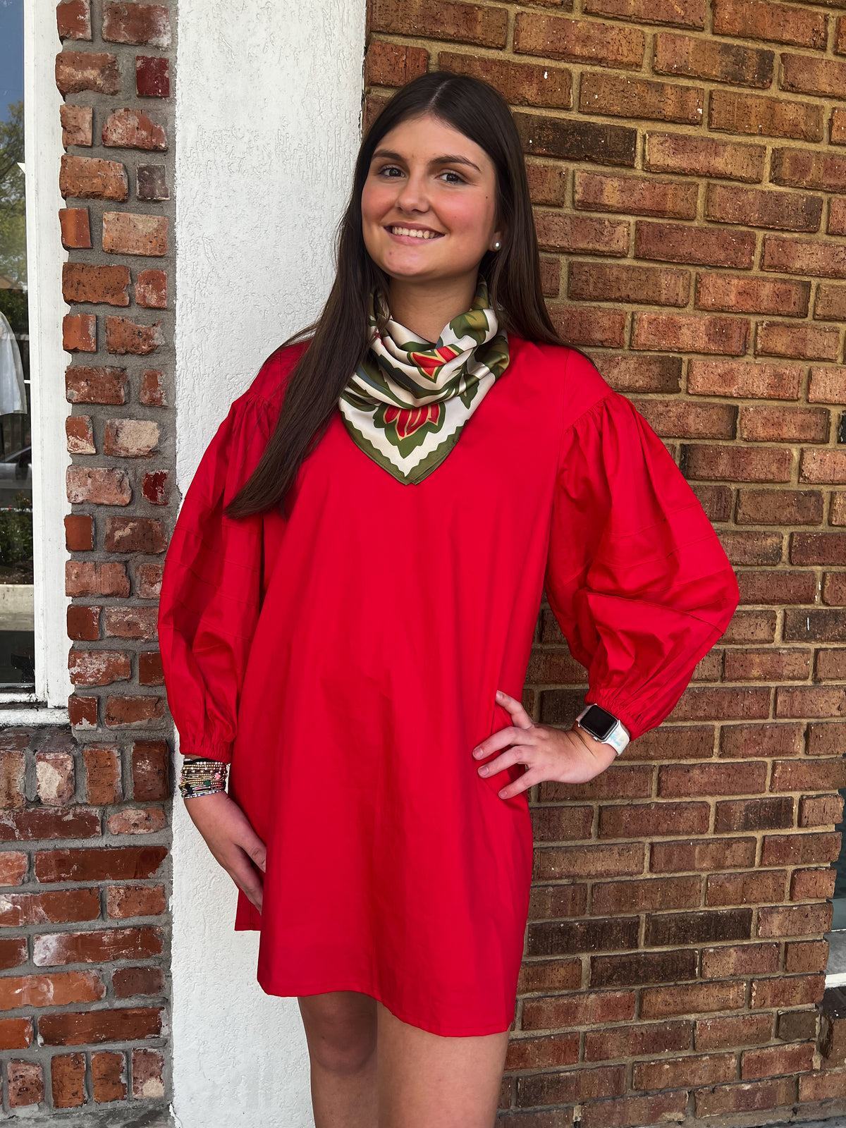 Tatum James: Remi Dress - Red