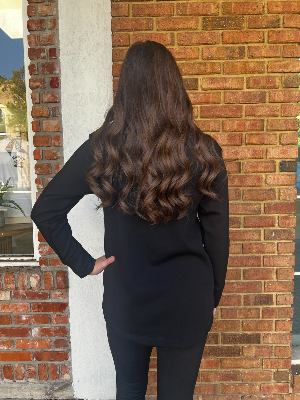 Tatum James: Addison Pullover - Black