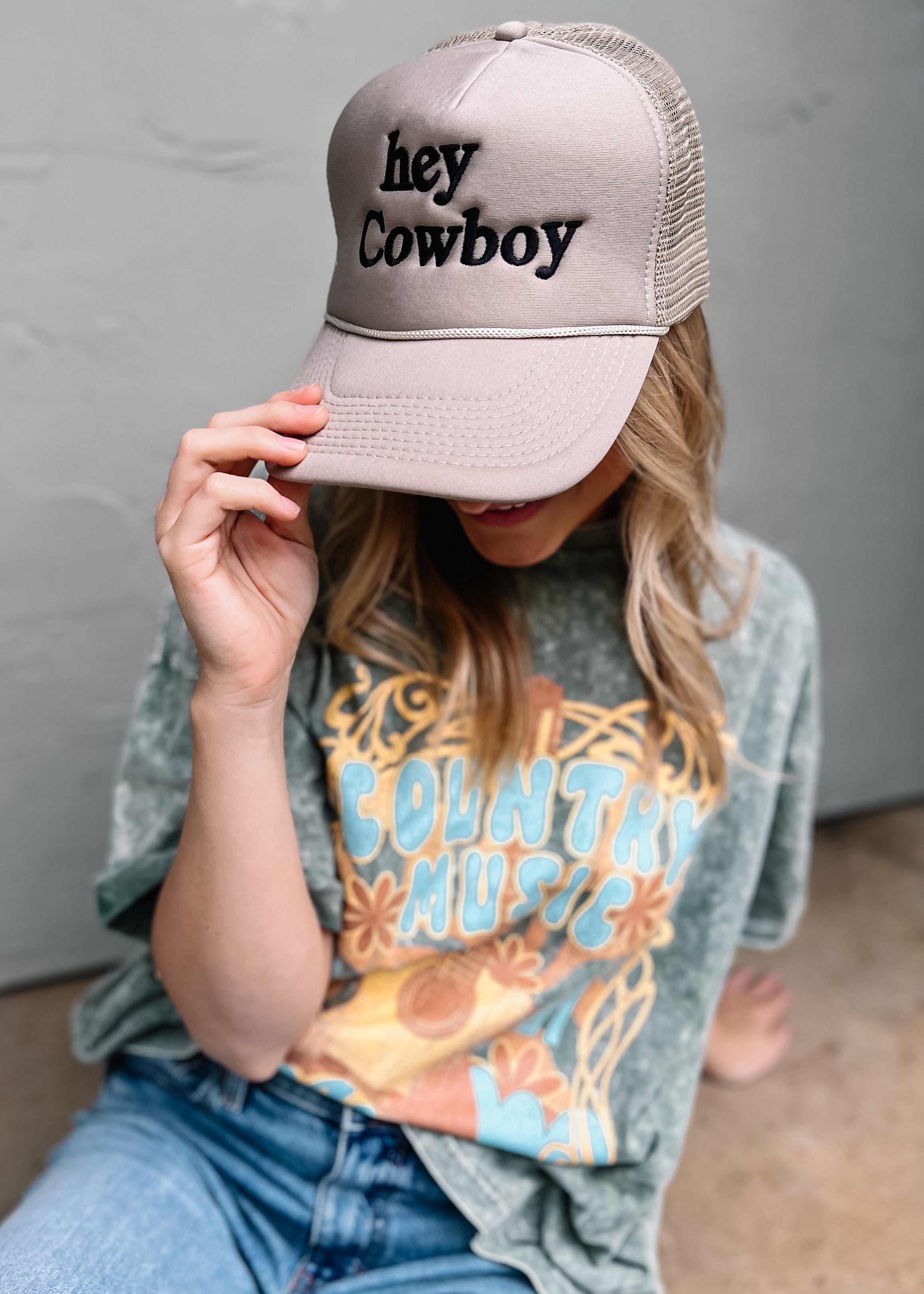 Charlie Southern: Hey Cowboy Trucker Hat