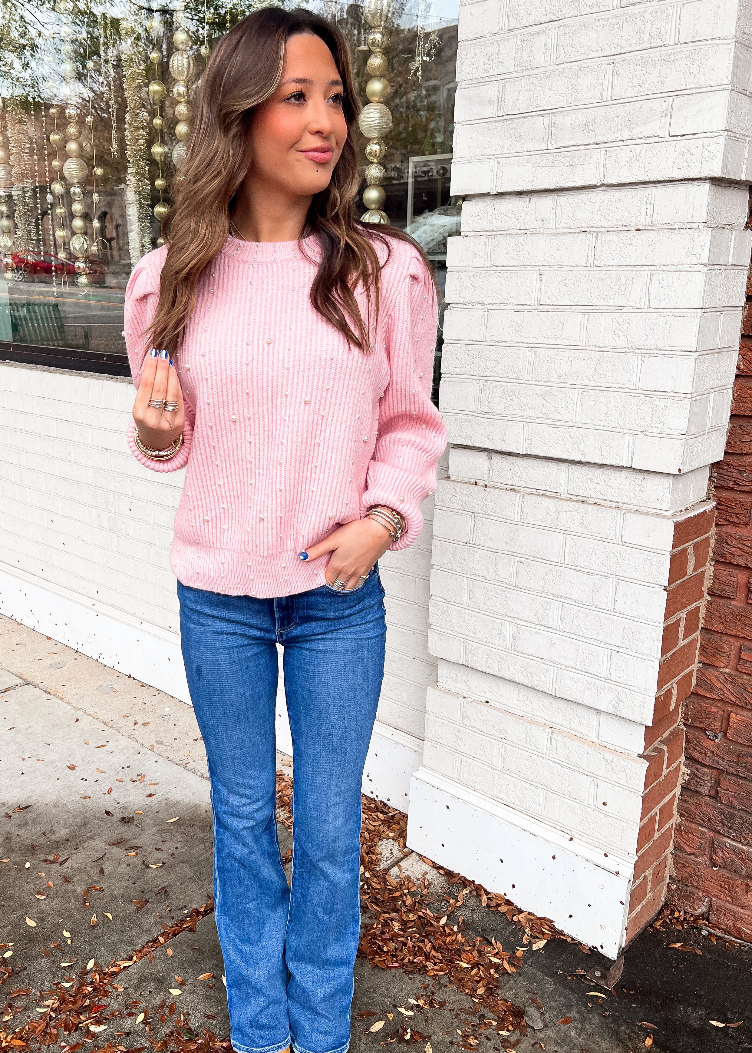 Pearl Embellished Sweater