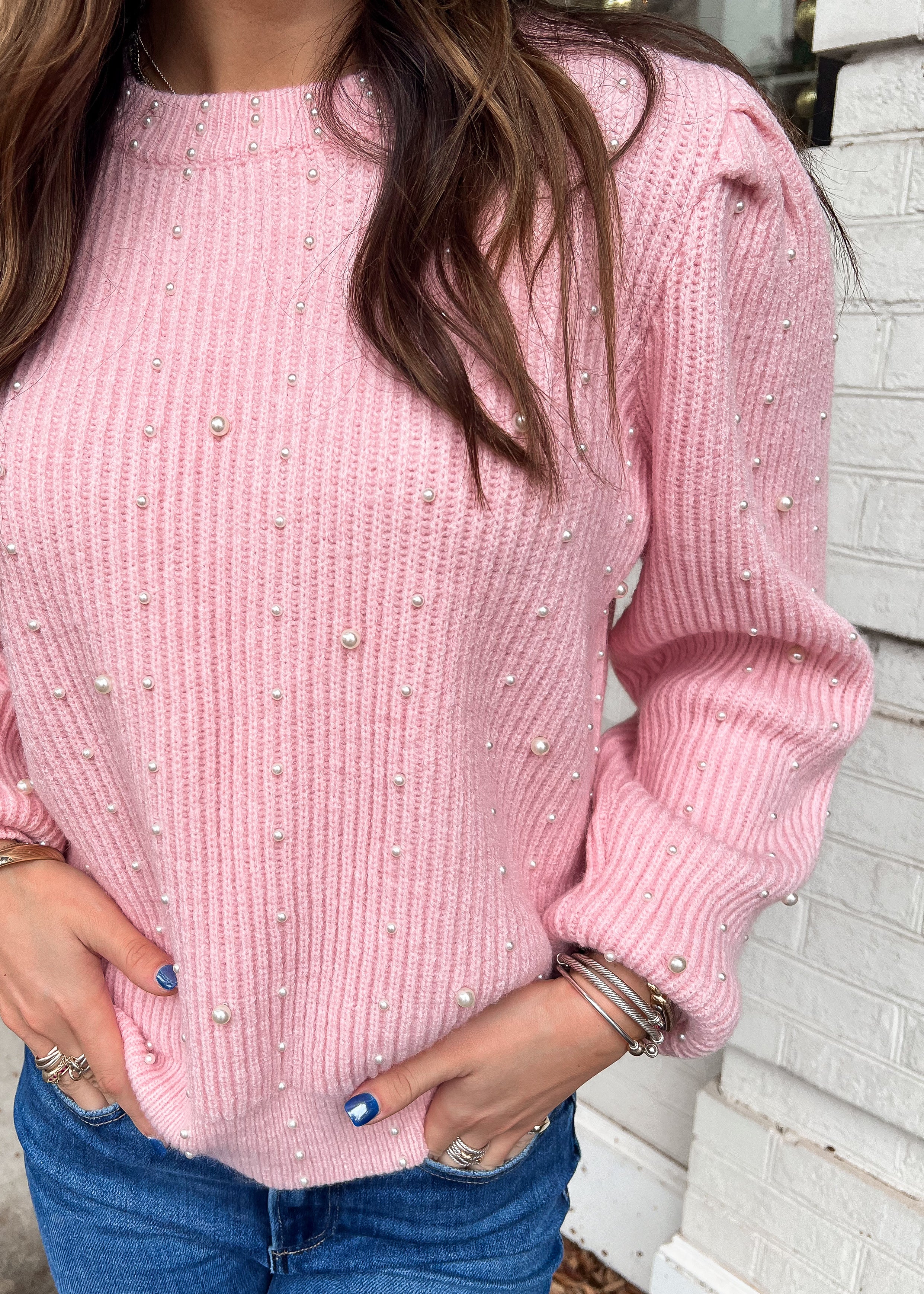 Pearl Embellished Sweater