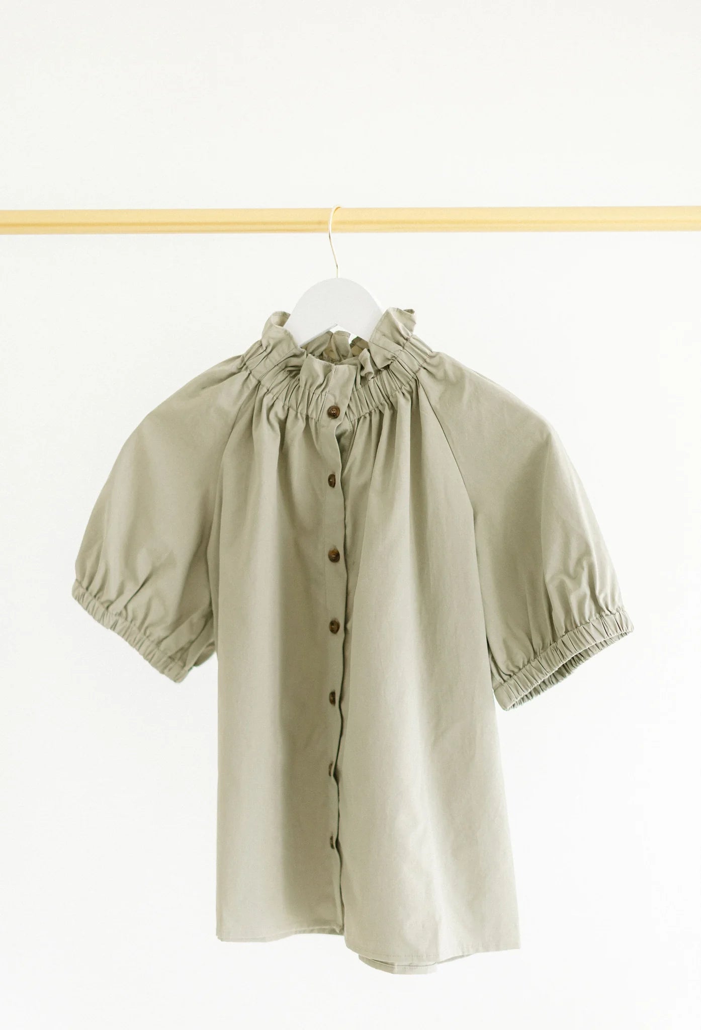 Tatum James: Scarlett Blouse - Sage Green