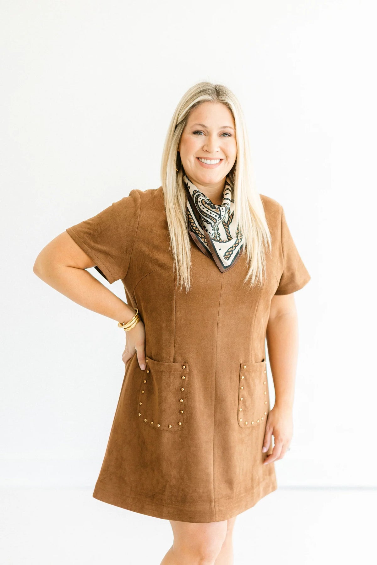 Tatum James: Sienna Dress Brown
