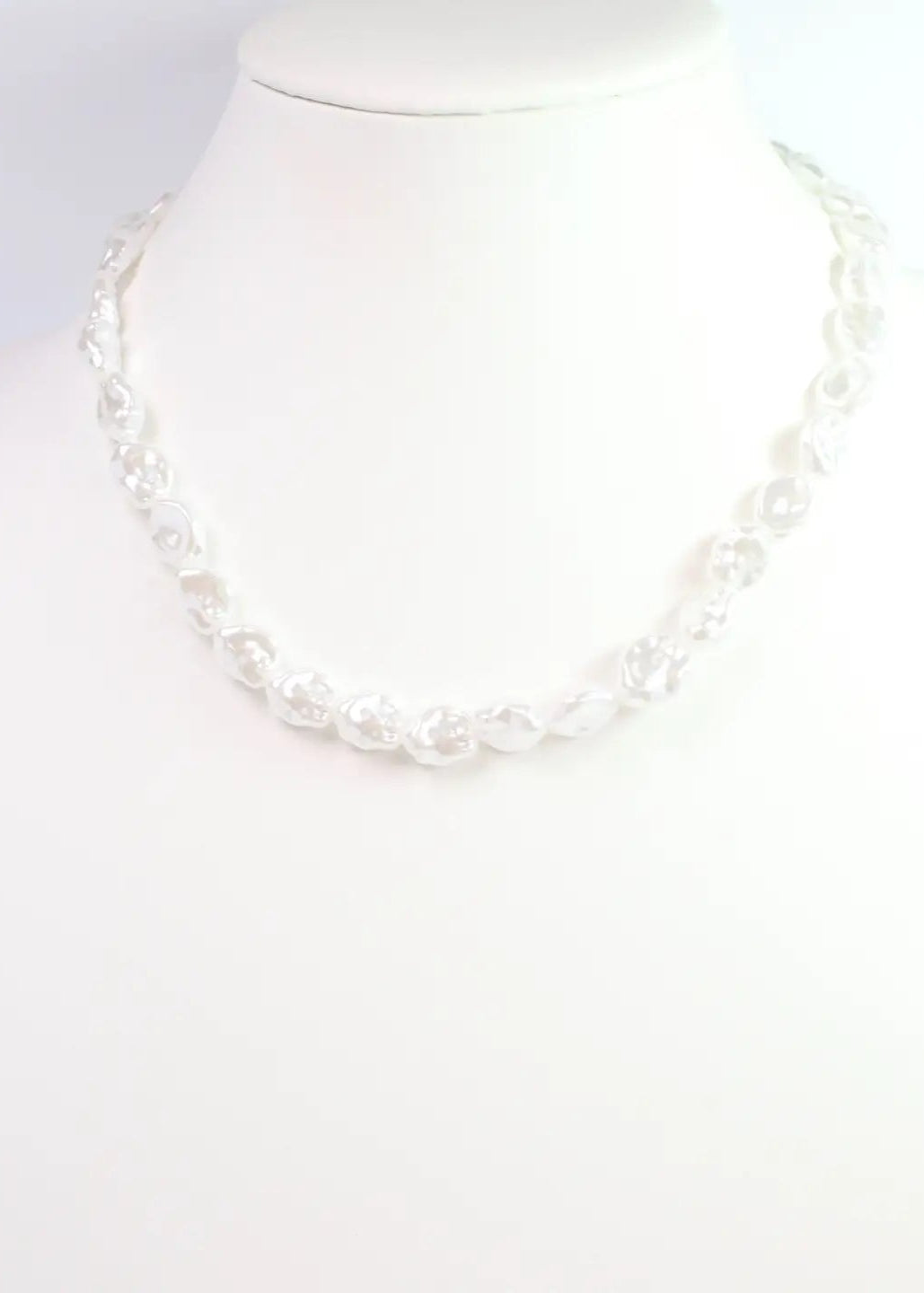 Caroline Hill: Juliet Baroque Pearl Necklace Pearl