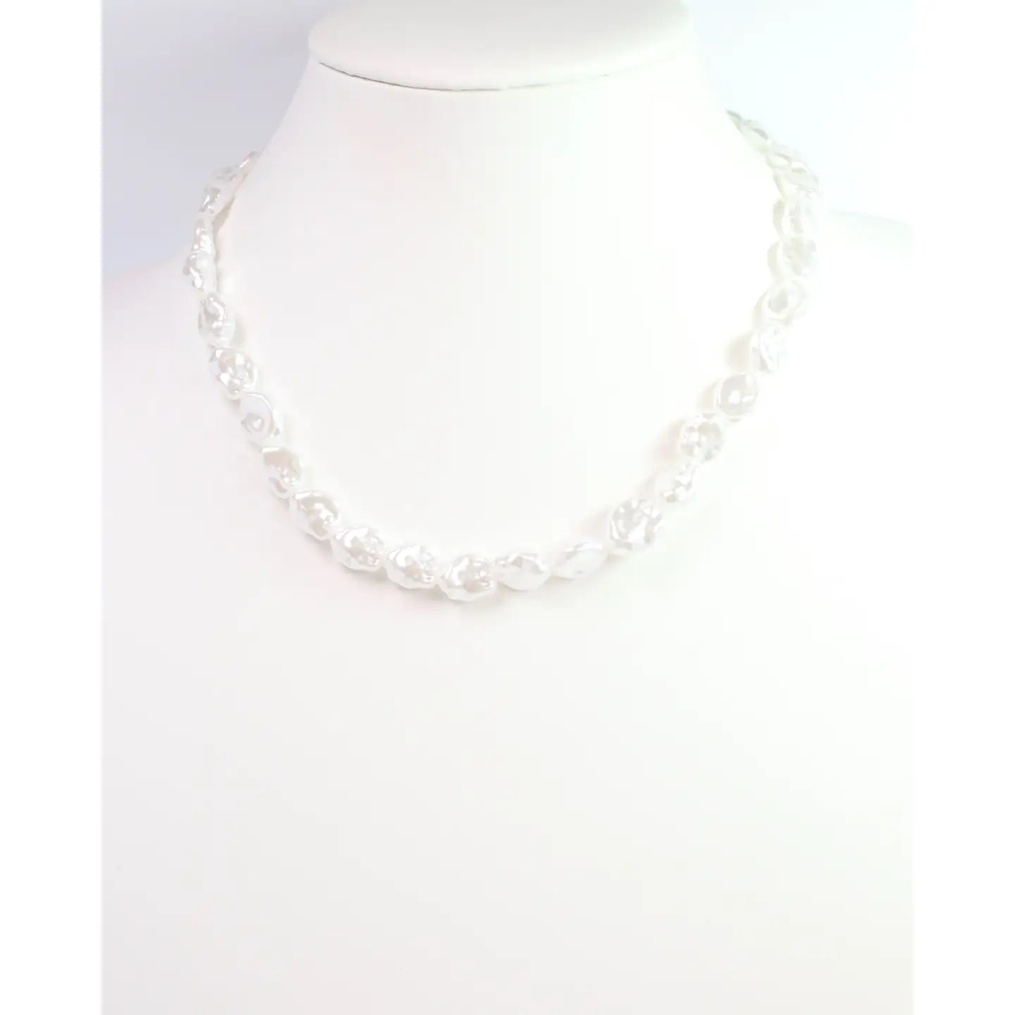 Caroline Hill: Juliet Baroque Pearl Necklace Pearl
